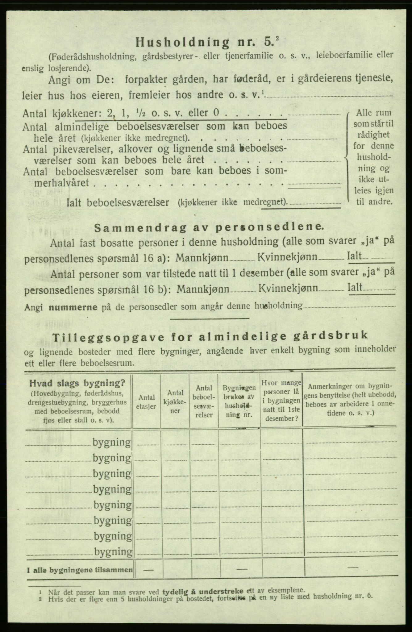 SAB, 1920 census for Kvinnherad, 1920, p. 1260