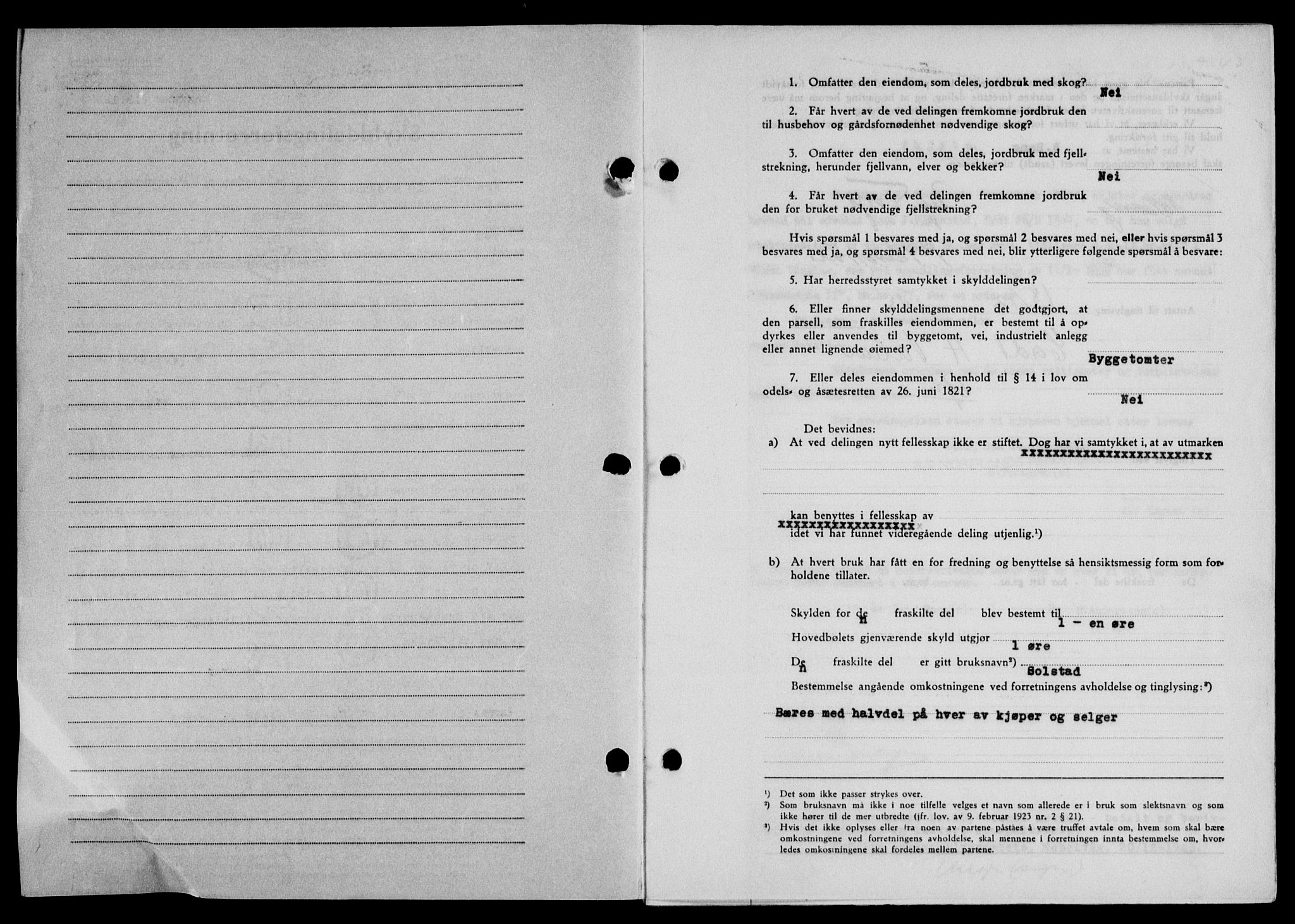 Lofoten sorenskriveri, SAT/A-0017/1/2/2C/L0012a: Mortgage book no. 12a, 1943-1944, Diary no: : 1504/1943