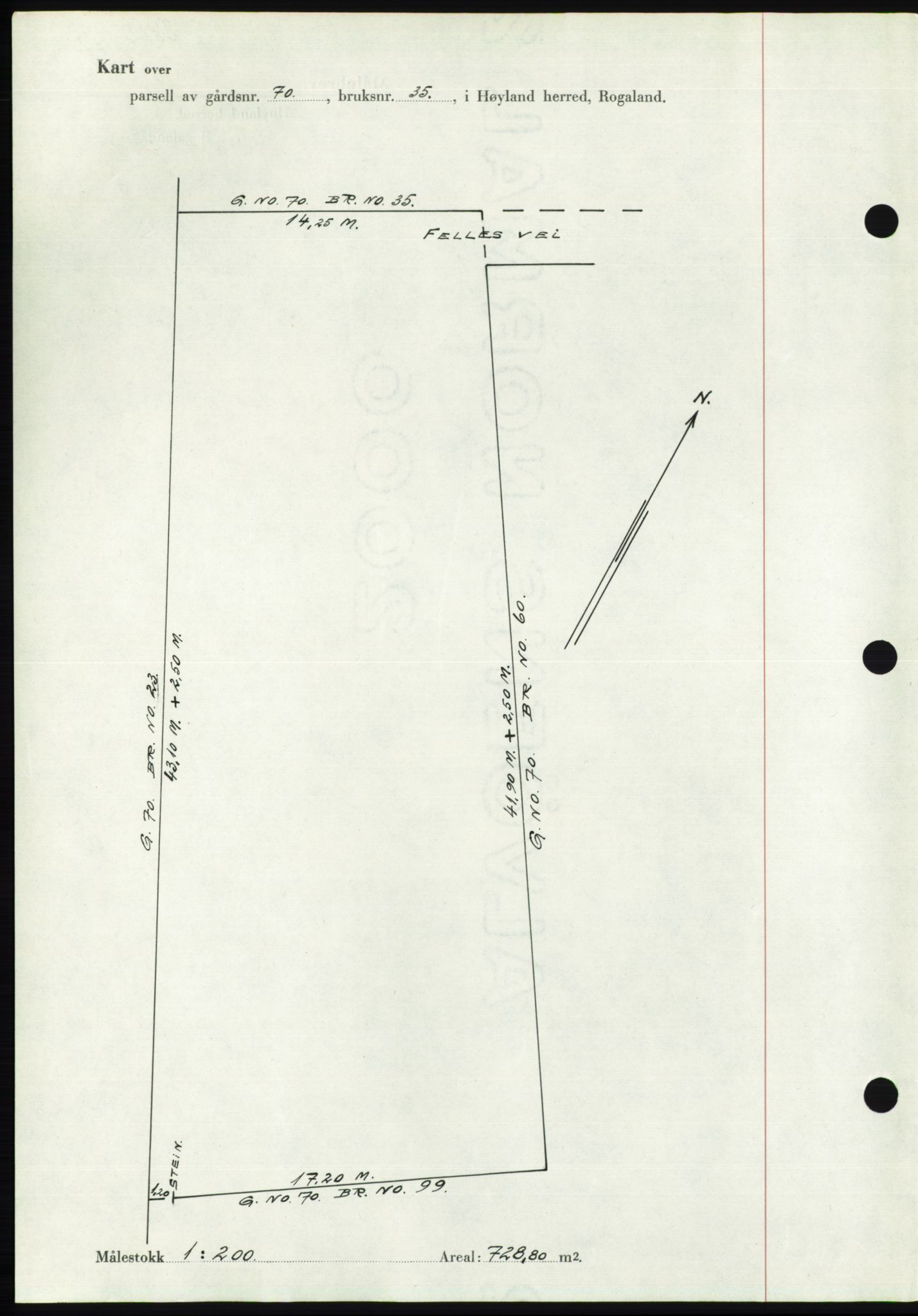 Jæren sorenskriveri, SAST/A-100310/03/G/Gba/L0069: Mortgage book, 1937-1937, Diary no: : 2810/1937