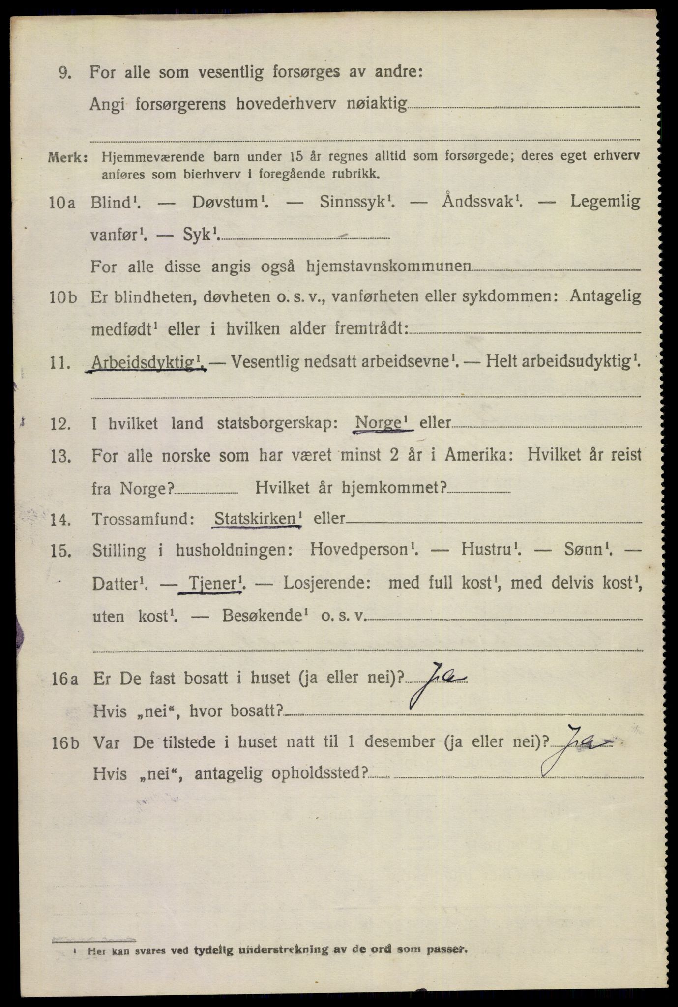 SAKO, 1920 census for Eidanger, 1920, p. 1615