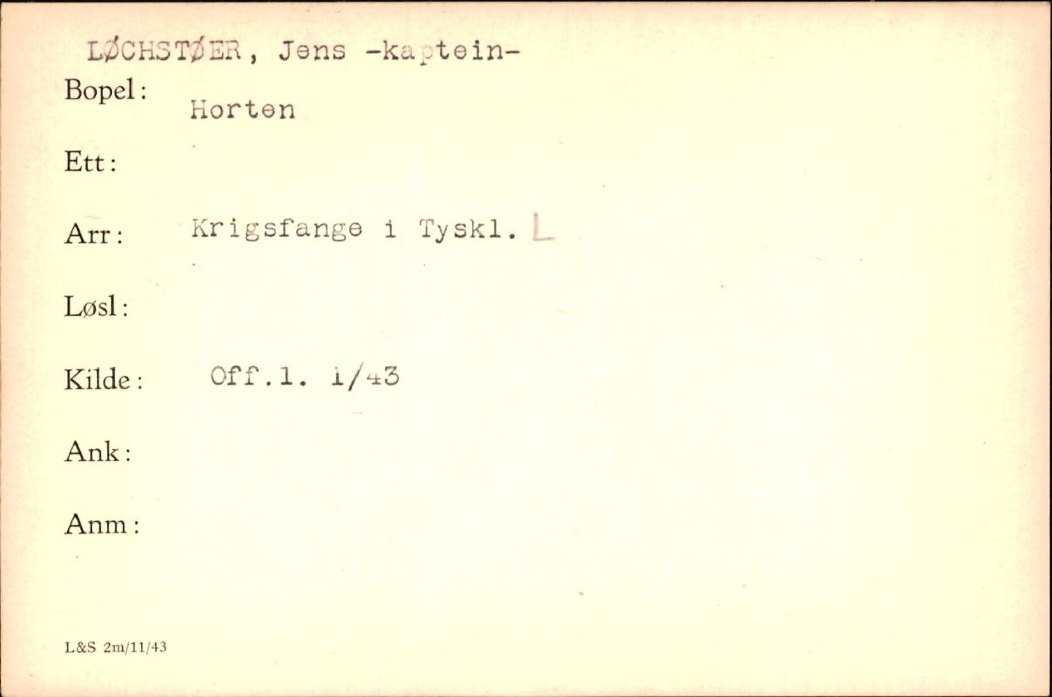 Forsvaret, Forsvarets krigshistoriske avdeling, RA/RAFA-2017/Y/Yf/L0200: II-C-11-2102  -  Norske krigsfanger i Tyskland, 1940-1945, p. 674