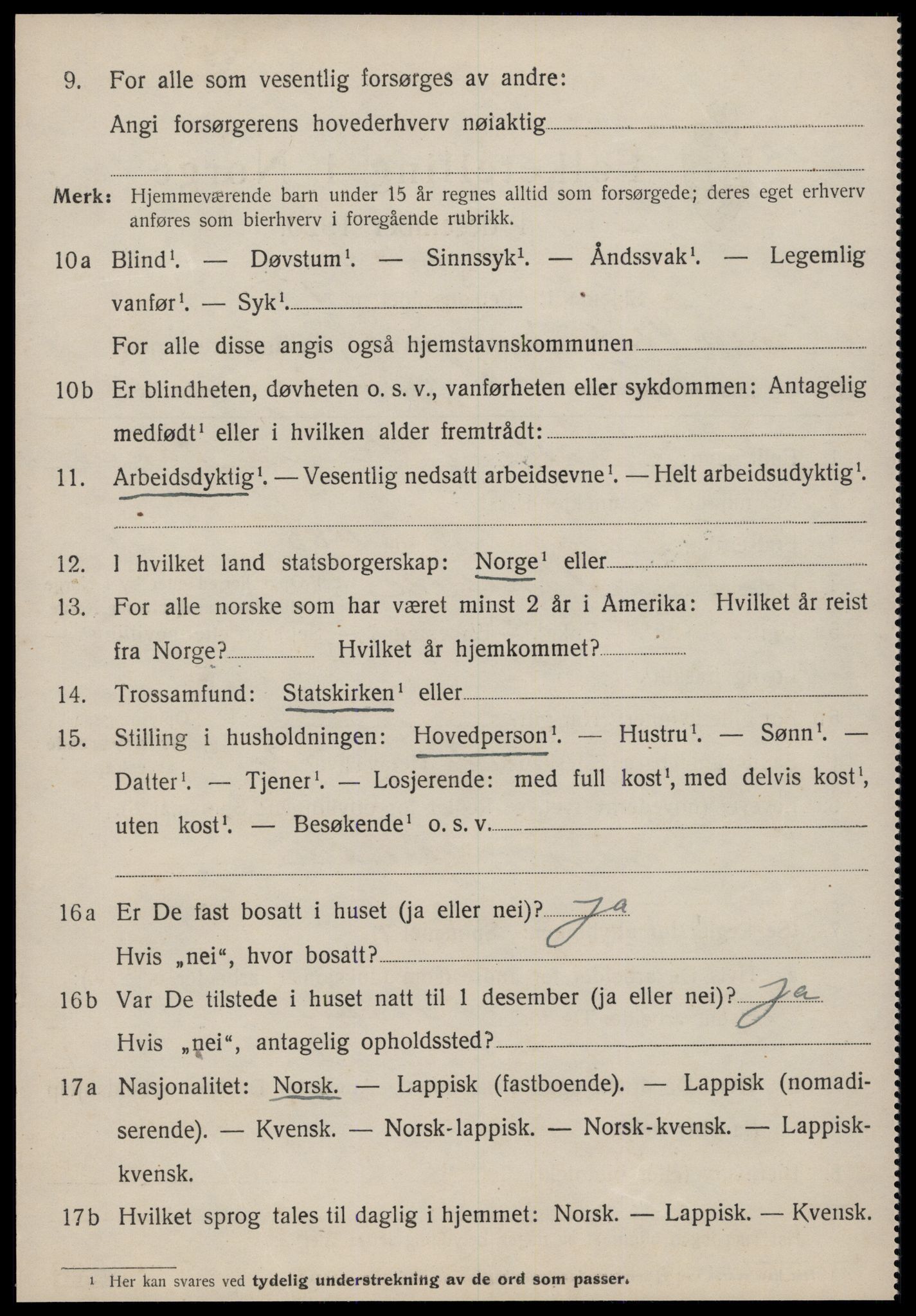 SAT, 1920 census for Oppdal, 1920, p. 5322