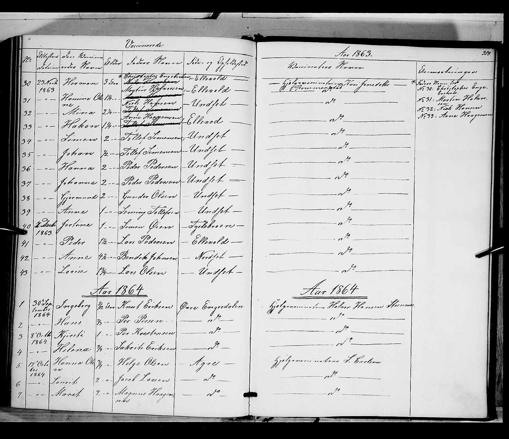 Rendalen prestekontor, SAH/PREST-054/H/Ha/Haa/L0005: Parish register (official) no. 5, 1853-1866, p. 358