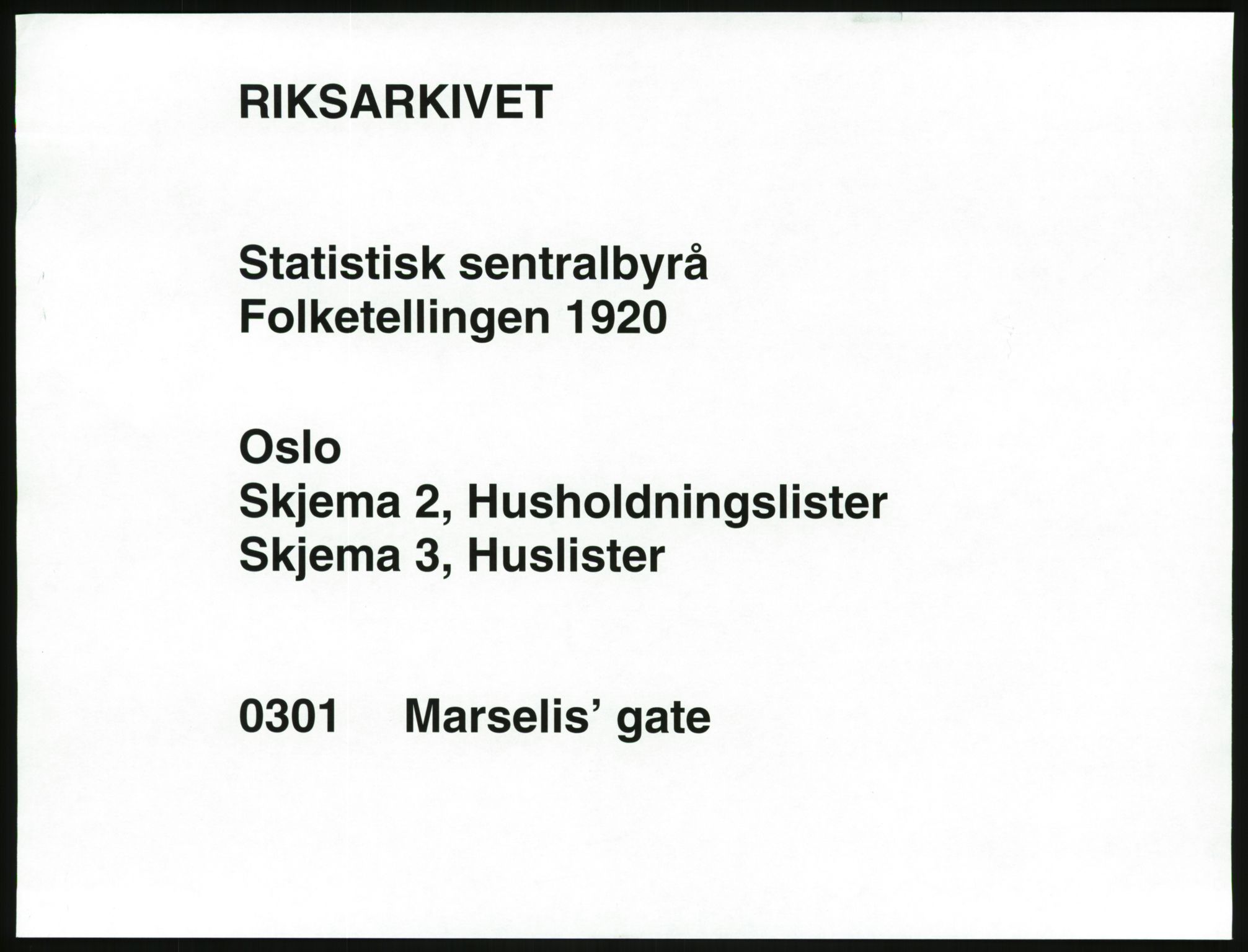 SAO, 1920 census for Kristiania, 1920, p. 65732