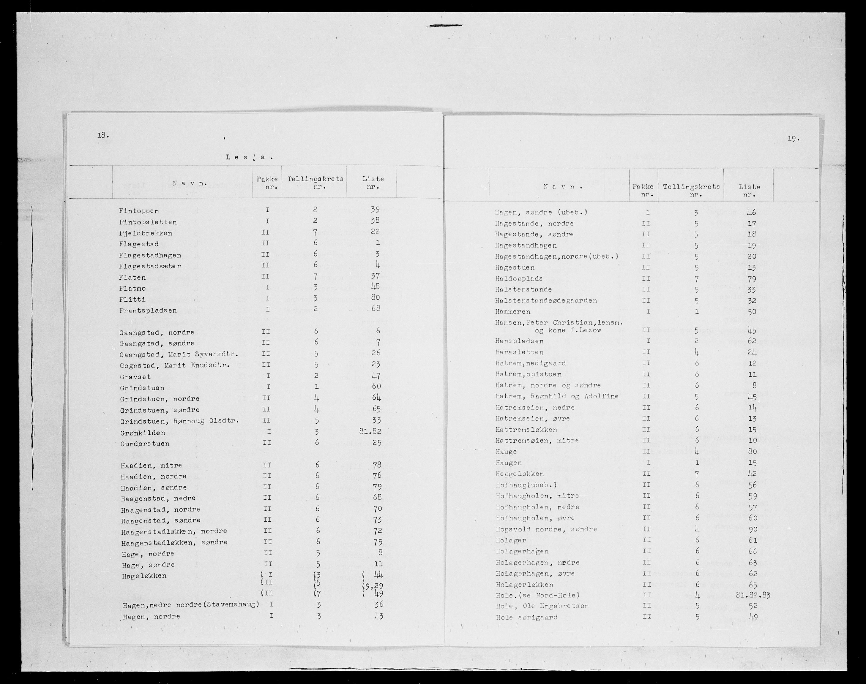 SAH, 1875 census for 0512P Lesja, 1875, p. 3