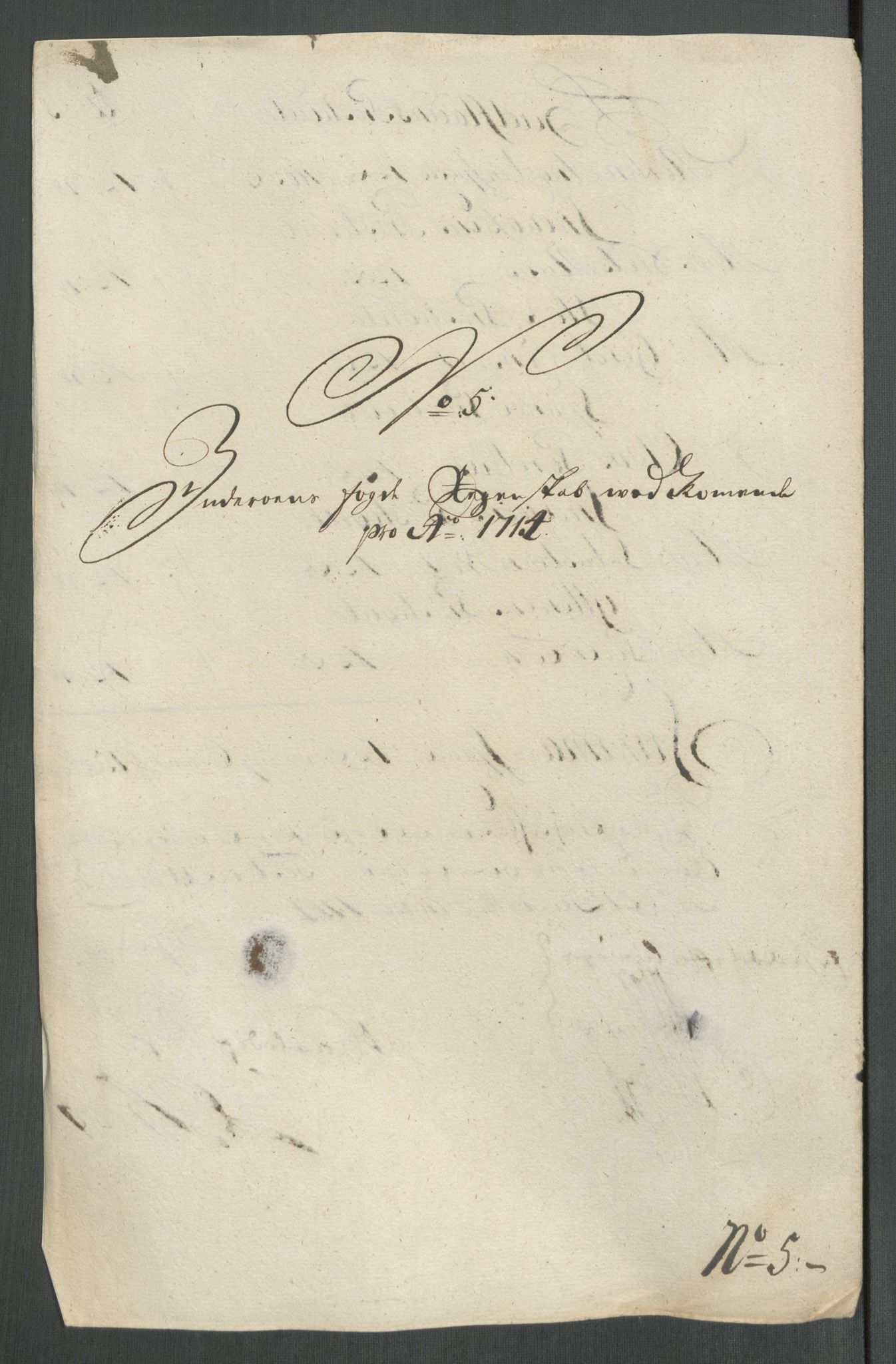 Rentekammeret inntil 1814, Reviderte regnskaper, Fogderegnskap, AV/RA-EA-4092/R63/L4322: Fogderegnskap Inderøy, 1714, p. 183