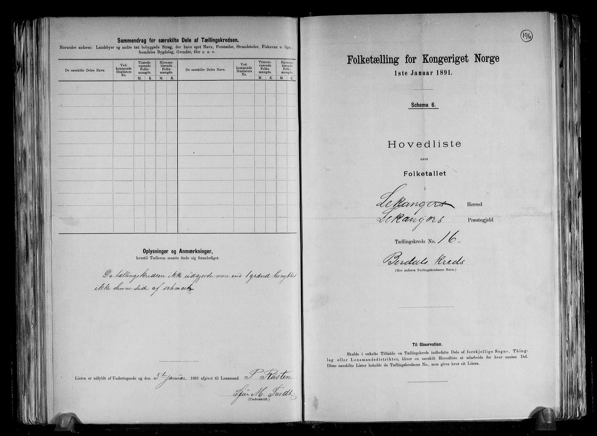 RA, 1891 census for 1419 Leikanger, 1891, p. 38