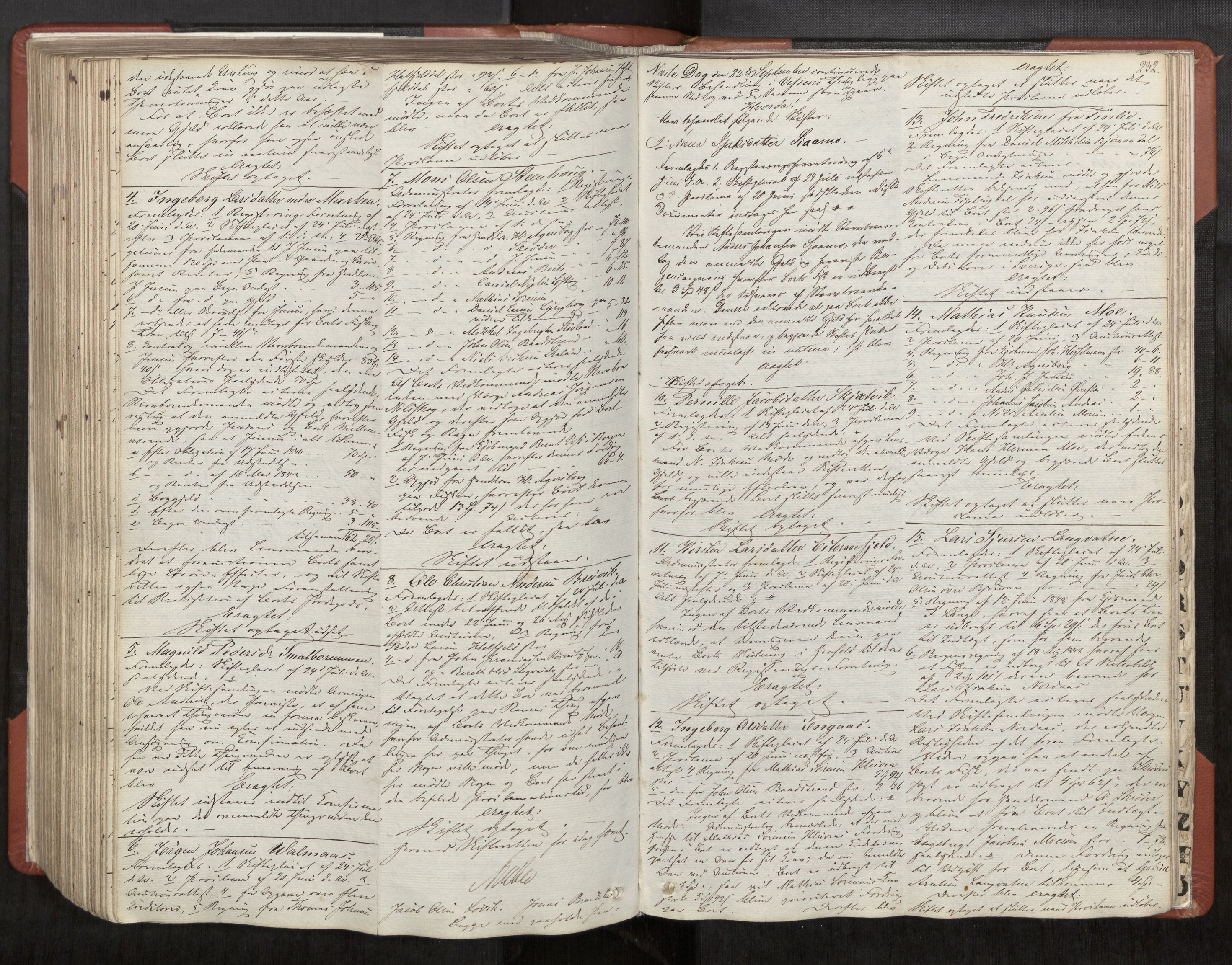 Helgeland sorenskriveri, AV/SAT-A-0004/3/3A/L0103: Skifteprotokoll 48, 1844-1850, p. 232