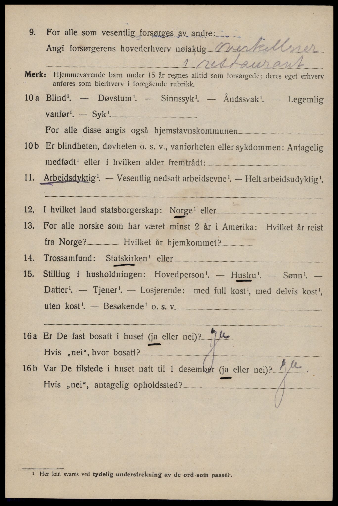 SAT, 1920 census for Trondheim, 1920, p. 37531