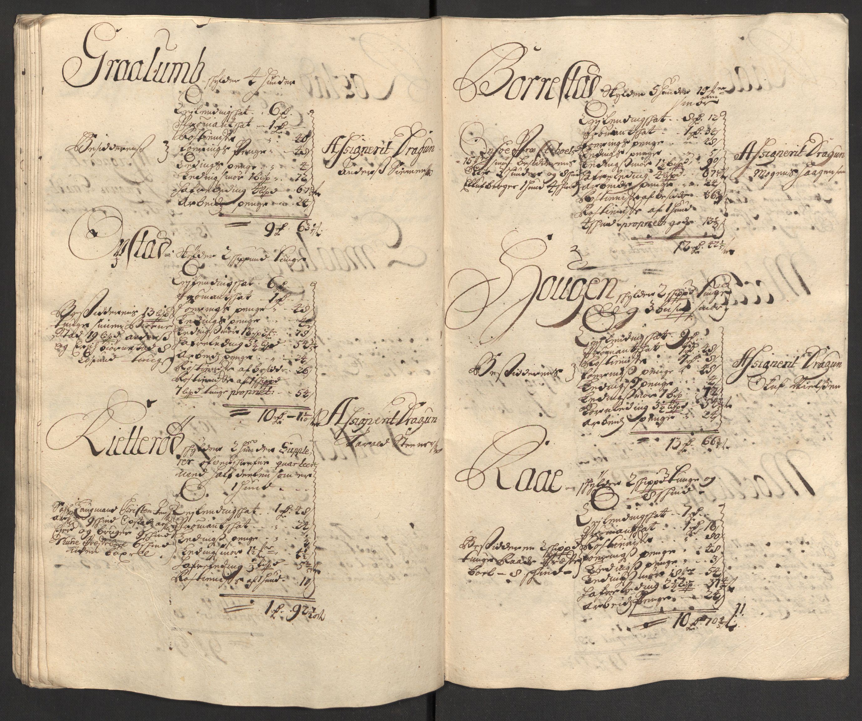 Rentekammeret inntil 1814, Reviderte regnskaper, Fogderegnskap, AV/RA-EA-4092/R04/L0131: Fogderegnskap Moss, Onsøy, Tune, Veme og Åbygge, 1702, p. 134