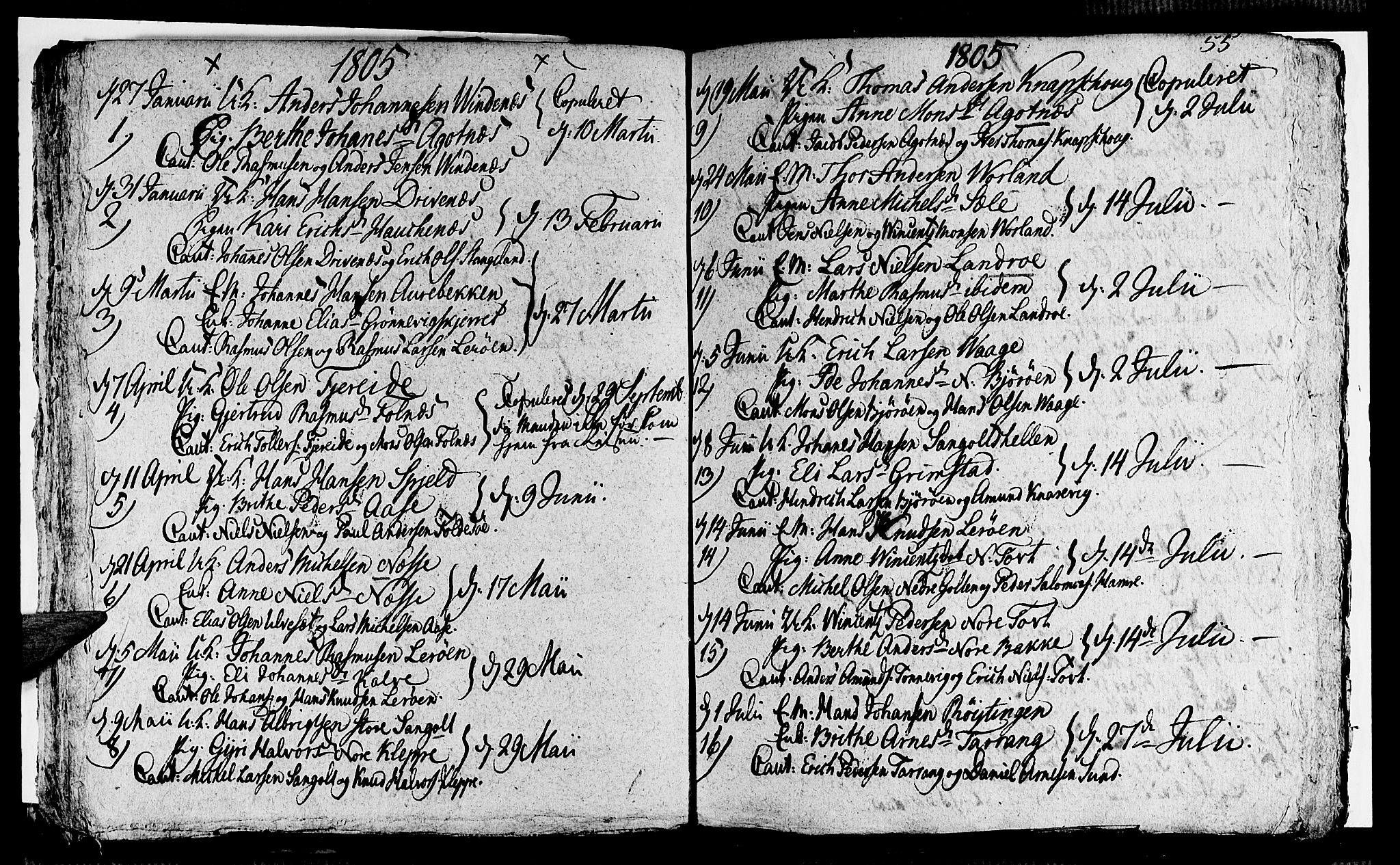 Sund sokneprestembete, SAB/A-99930: Parish register (official) no. A 8, 1788-1815, p. 55