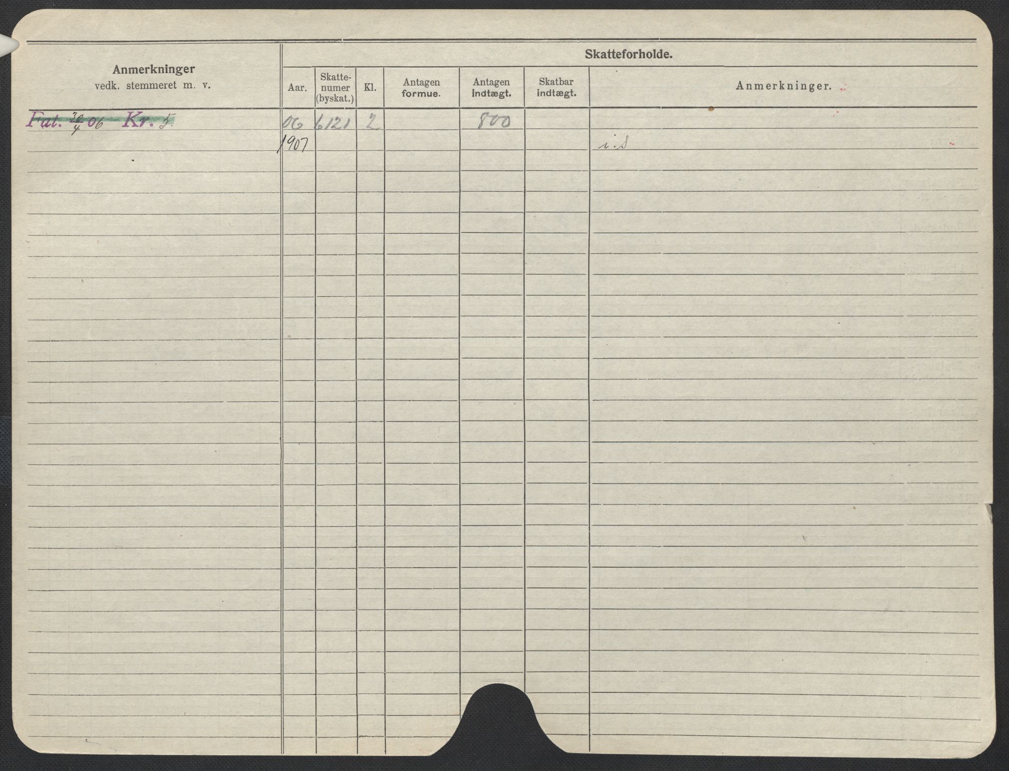 Oslo folkeregister, Registerkort, AV/SAO-A-11715/F/Fa/Fac/L0013: Kvinner, 1906-1914, p. 1023b