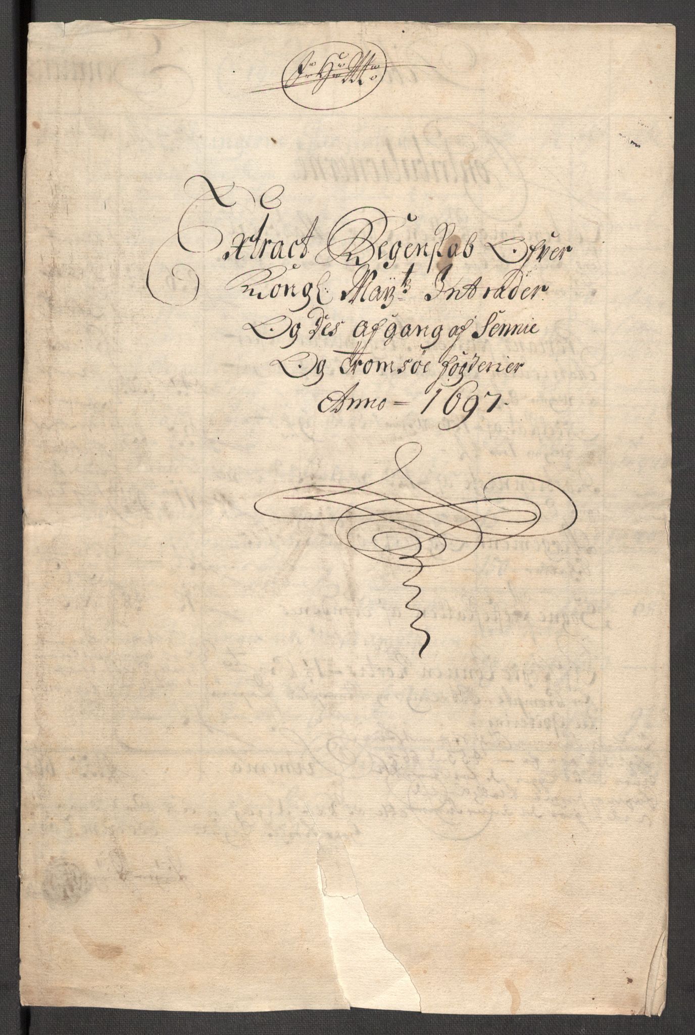 Rentekammeret inntil 1814, Reviderte regnskaper, Fogderegnskap, RA/EA-4092/R68/L4754: Fogderegnskap Senja og Troms, 1697-1699, p. 4