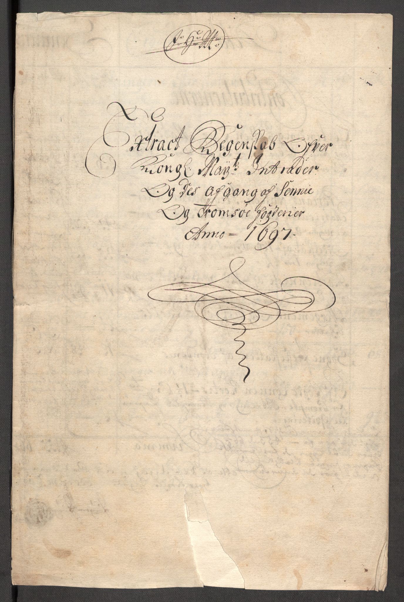 Rentekammeret inntil 1814, Reviderte regnskaper, Fogderegnskap, AV/RA-EA-4092/R68/L4754: Fogderegnskap Senja og Troms, 1697-1699, p. 4
