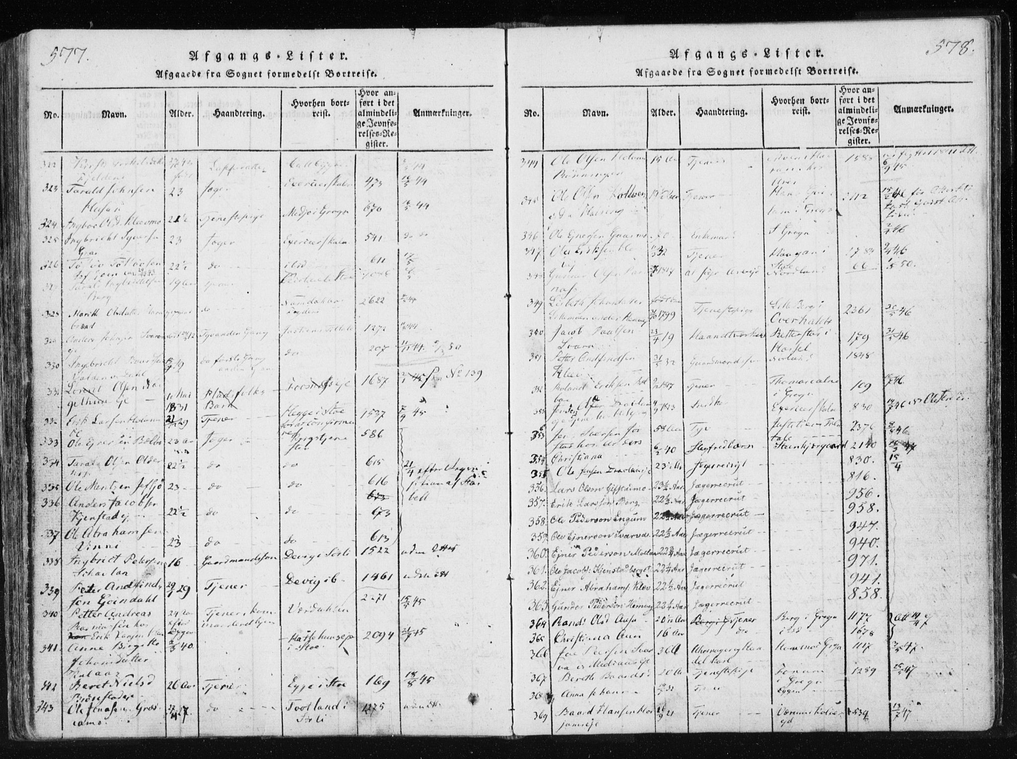 Ministerialprotokoller, klokkerbøker og fødselsregistre - Nord-Trøndelag, AV/SAT-A-1458/749/L0469: Parish register (official) no. 749A03, 1817-1857, p. 577-578