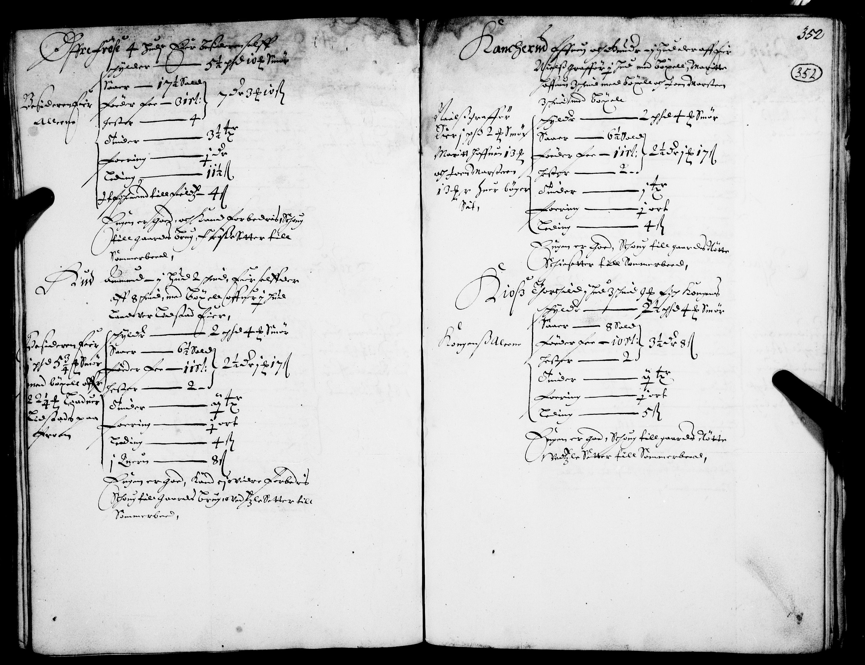 Rentekammeret inntil 1814, Realistisk ordnet avdeling, AV/RA-EA-4070/N/Nb/Nba/L0015: Gudbrandsdalen fogderi, 2. del, 1668, p. 351b-352a