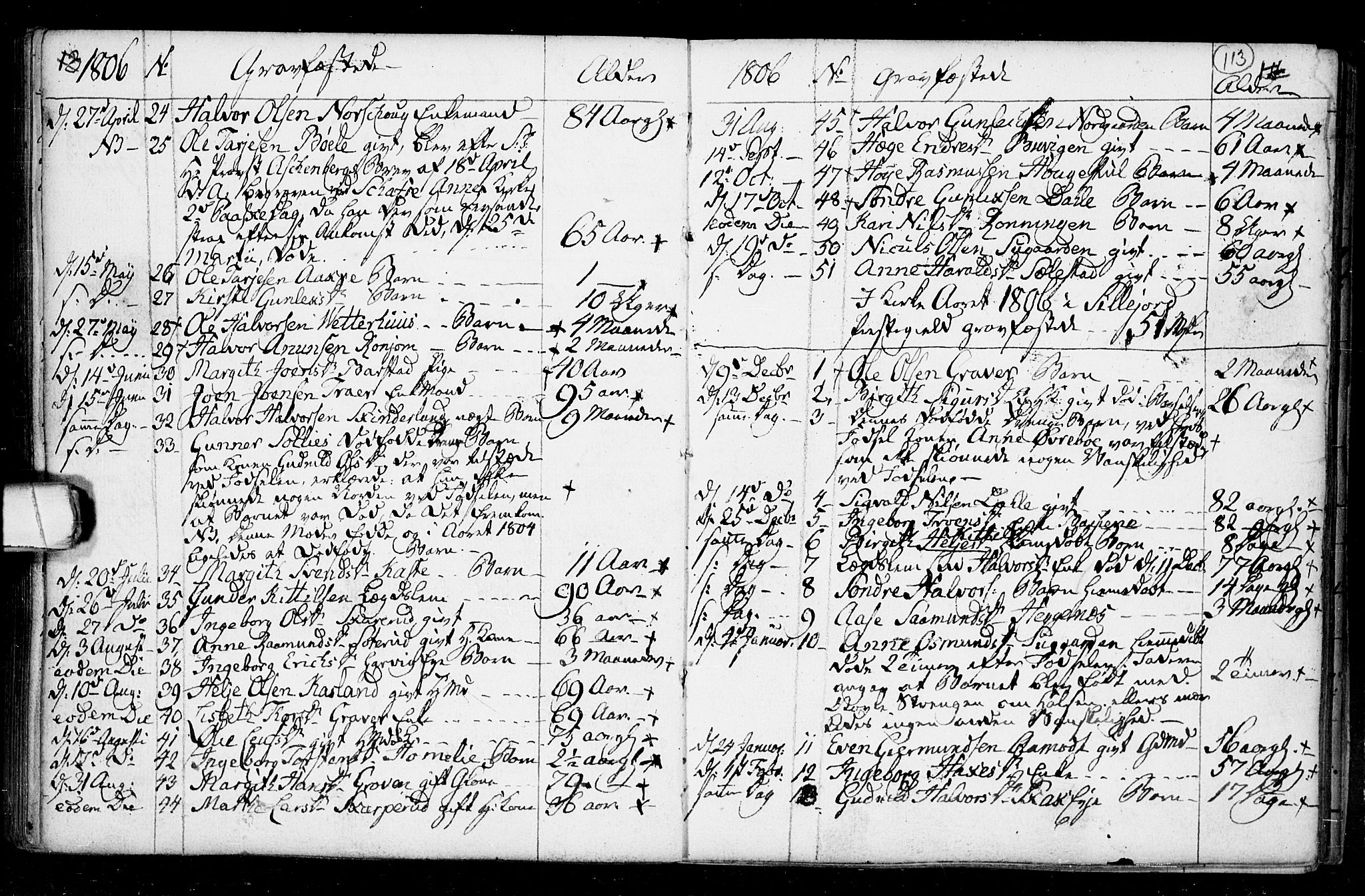 Seljord kirkebøker, SAKO/A-20/F/Fa/L0008: Parish register (official) no. I 8, 1755-1814, p. 113