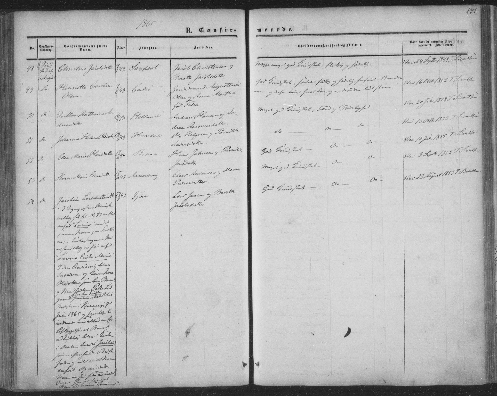 Ministerialprotokoller, klokkerbøker og fødselsregistre - Nordland, AV/SAT-A-1459/853/L0770: Parish register (official) no. 853A09, 1857-1870, p. 137