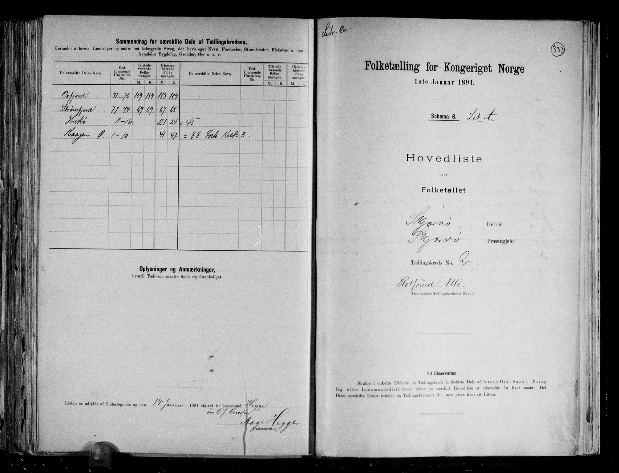 RA, 1891 census for 1941 Skjervøy, 1891, p. 9