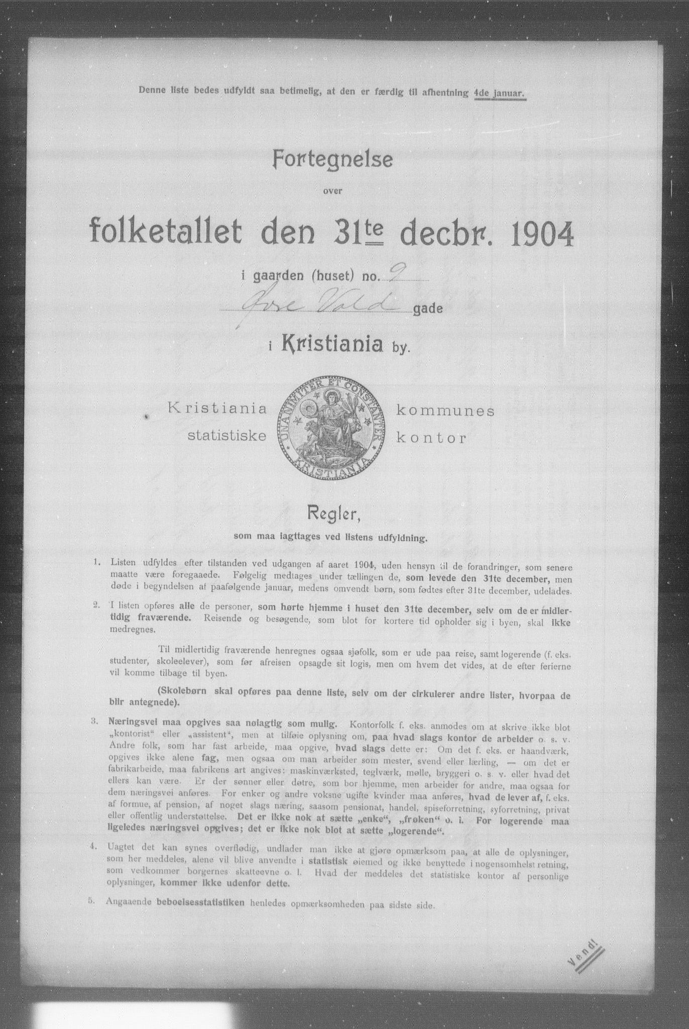 OBA, Municipal Census 1904 for Kristiania, 1904, p. 24400