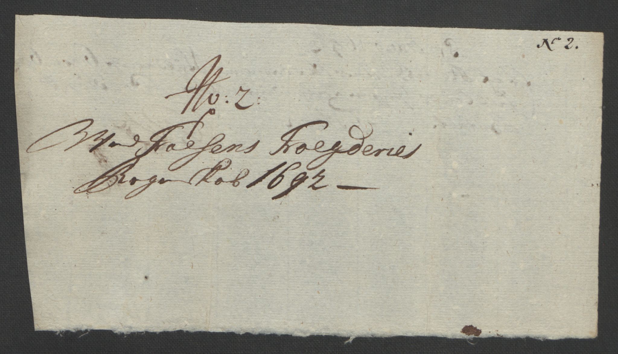 Rentekammeret inntil 1814, Reviderte regnskaper, Fogderegnskap, AV/RA-EA-4092/R57/L3849: Fogderegnskap Fosen, 1692-1693, p. 257