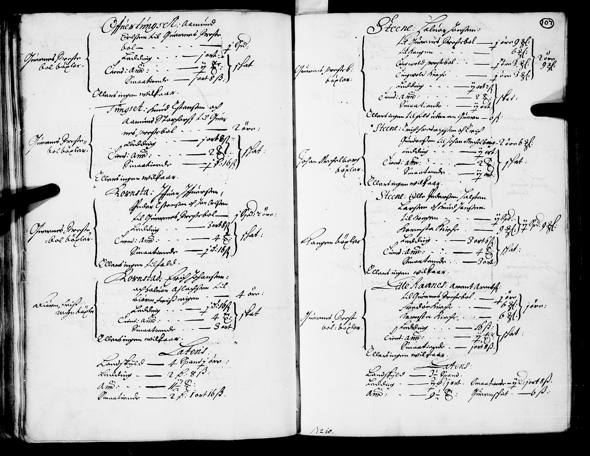 Rentekammeret inntil 1814, Realistisk ordnet avdeling, AV/RA-EA-4070/N/Nb/Nba/L0047: Nordmøre len, 1667, p. 106b-107a