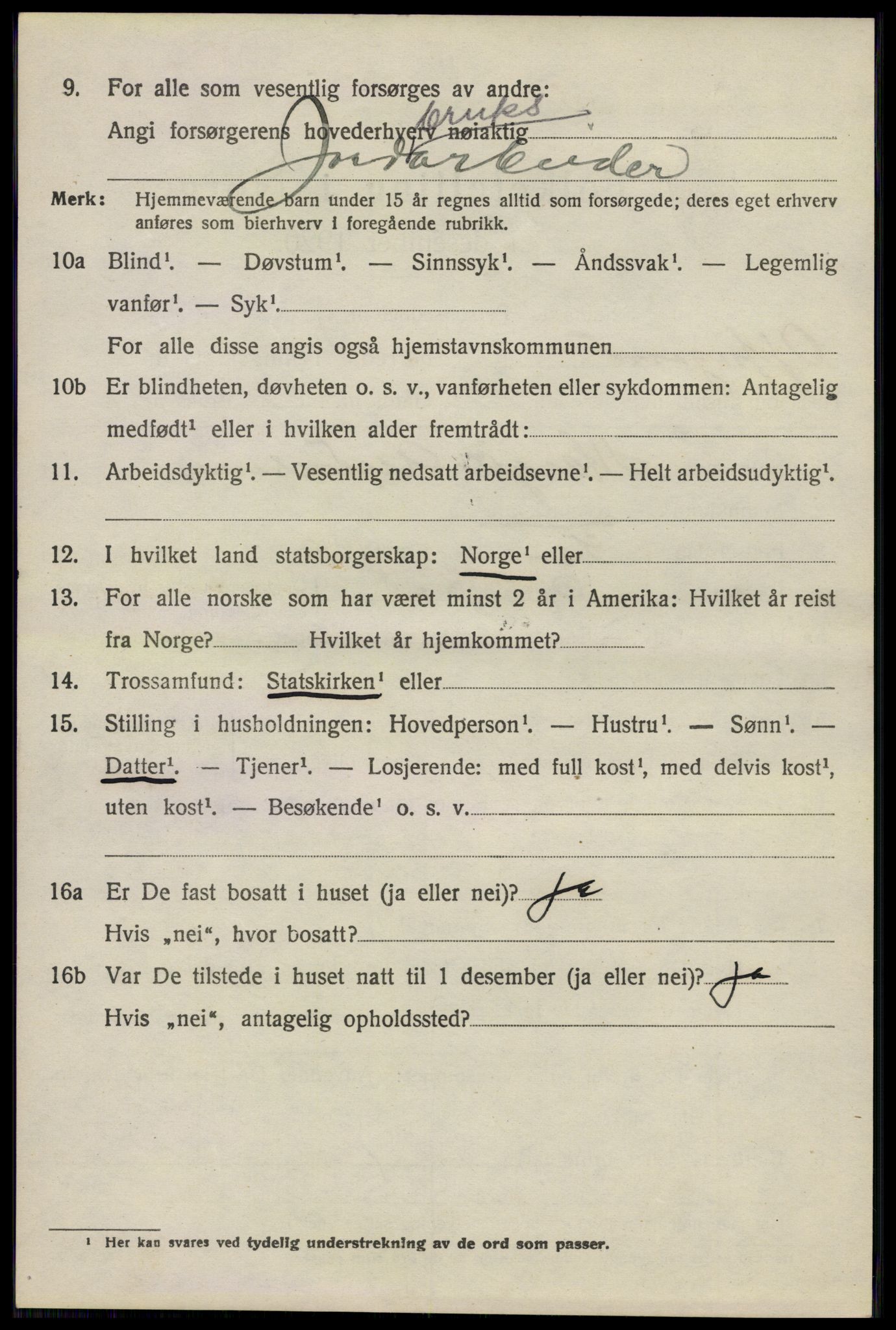 SAO, 1920 census for Oppegård, 1920, p. 1708