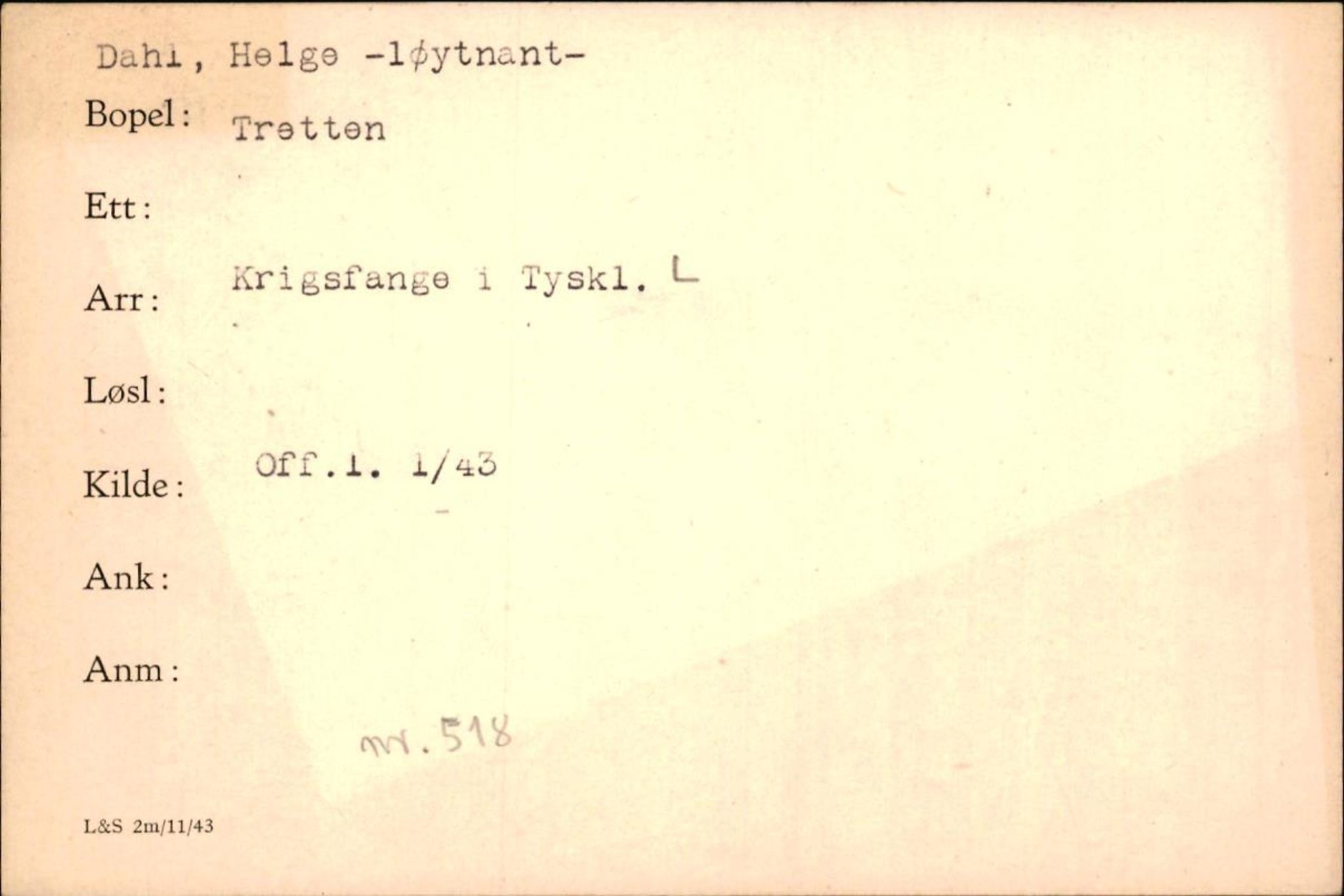 Forsvaret, Forsvarets krigshistoriske avdeling, AV/RA-RAFA-2017/Y/Yf/L0200: II-C-11-2102  -  Norske krigsfanger i Tyskland, 1940-1945, p. 179