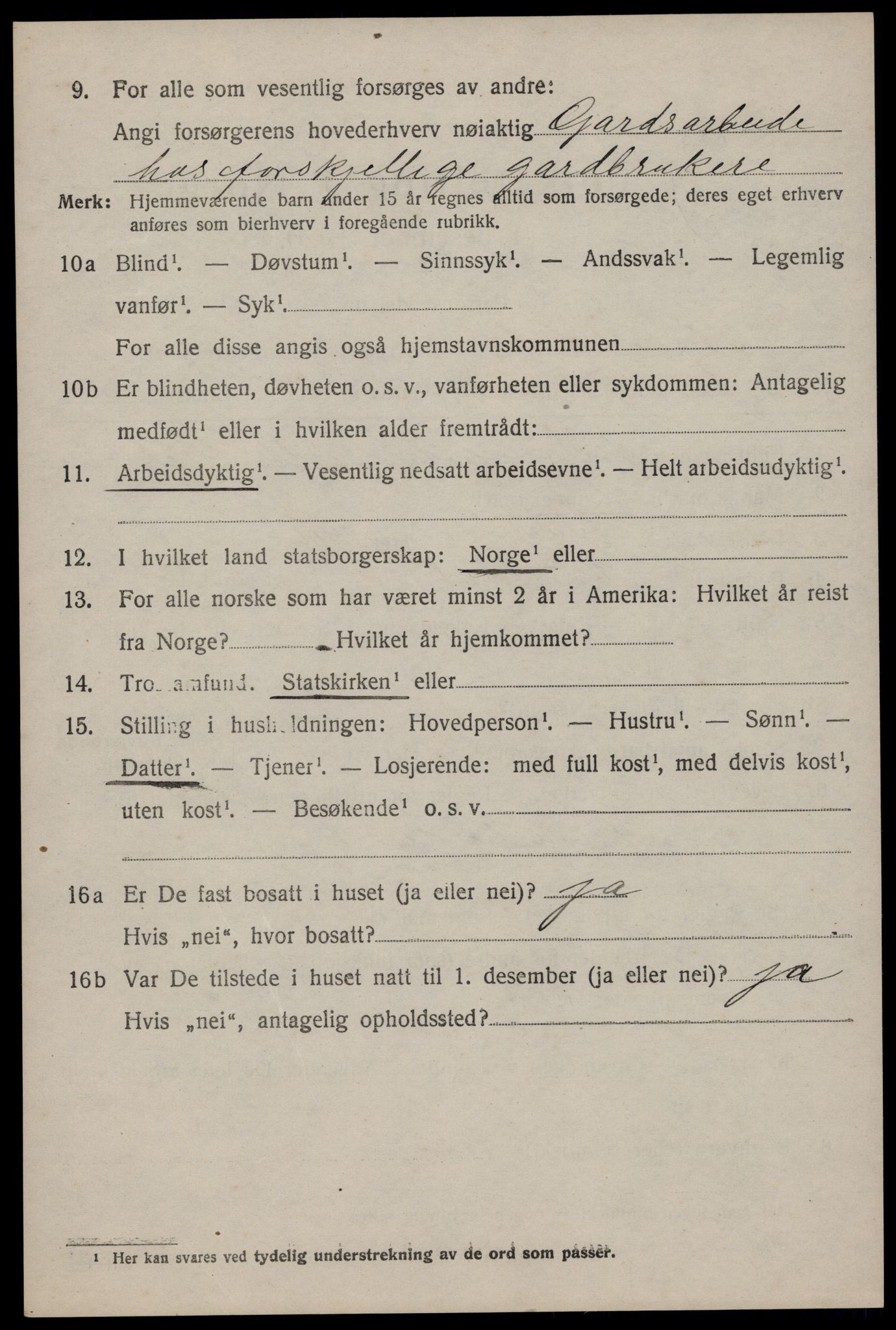 SAKO, 1920 census for Hjartdal, 1920, p. 2775