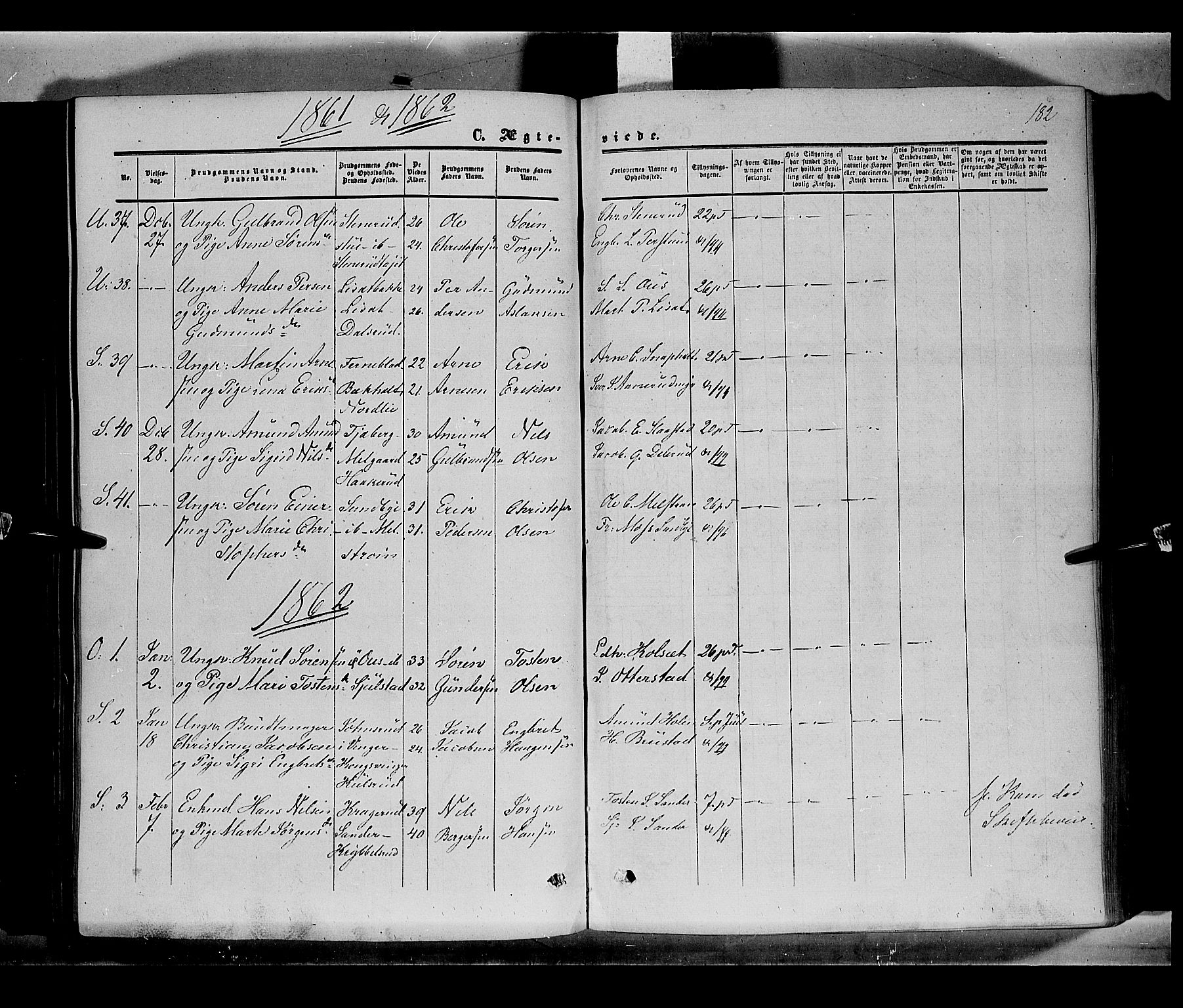 Sør-Odal prestekontor, AV/SAH-PREST-030/H/Ha/Haa/L0002: Parish register (official) no. 2, 1859-1863, p. 182