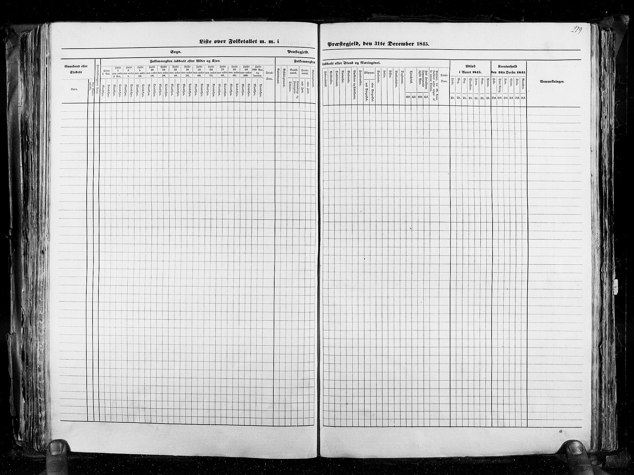 RA, Census 1845, vol. 3: Hedemarken amt og Kristians amt, 1845, p. 289