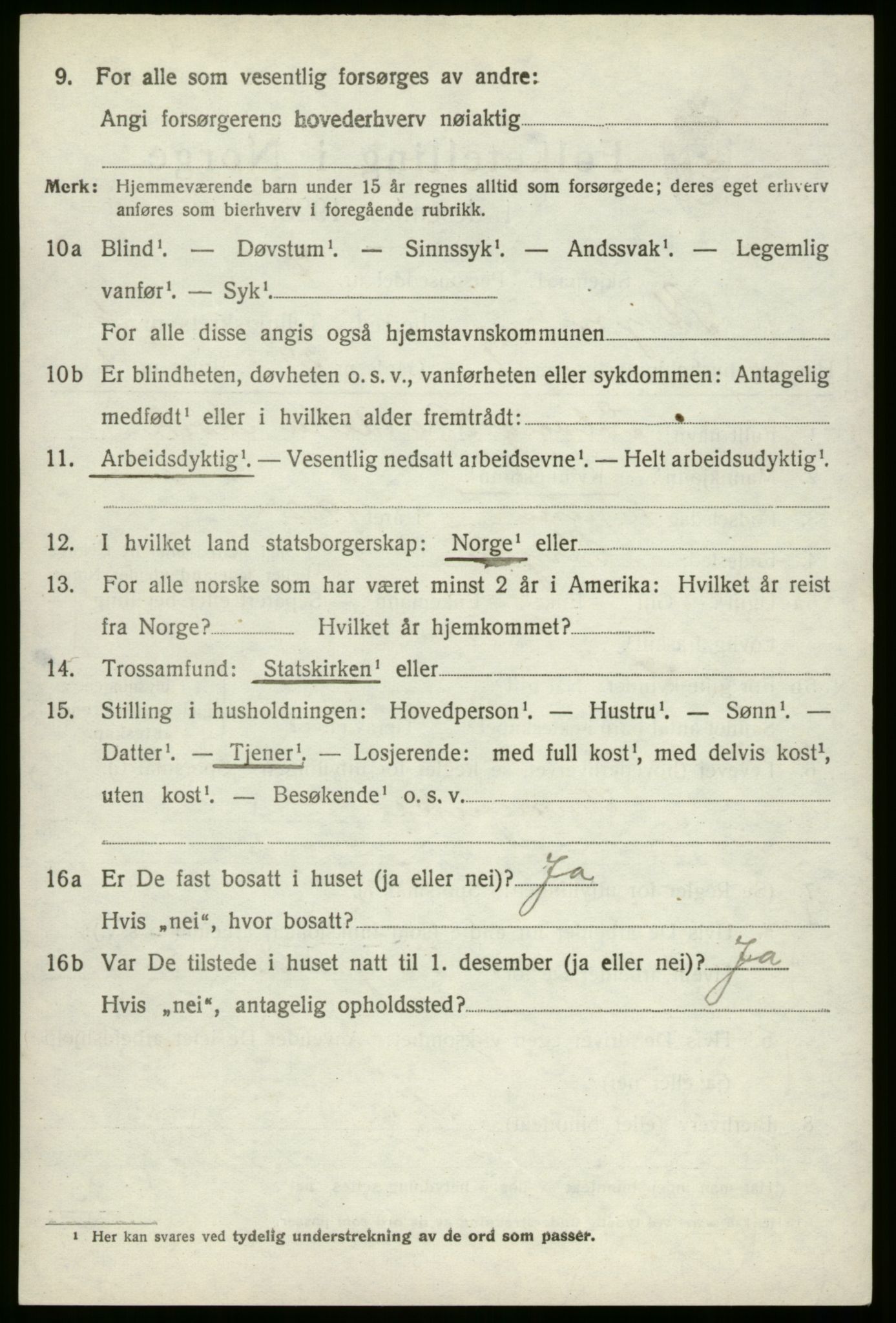 SAB, 1920 census for Stryn, 1920, p. 2627