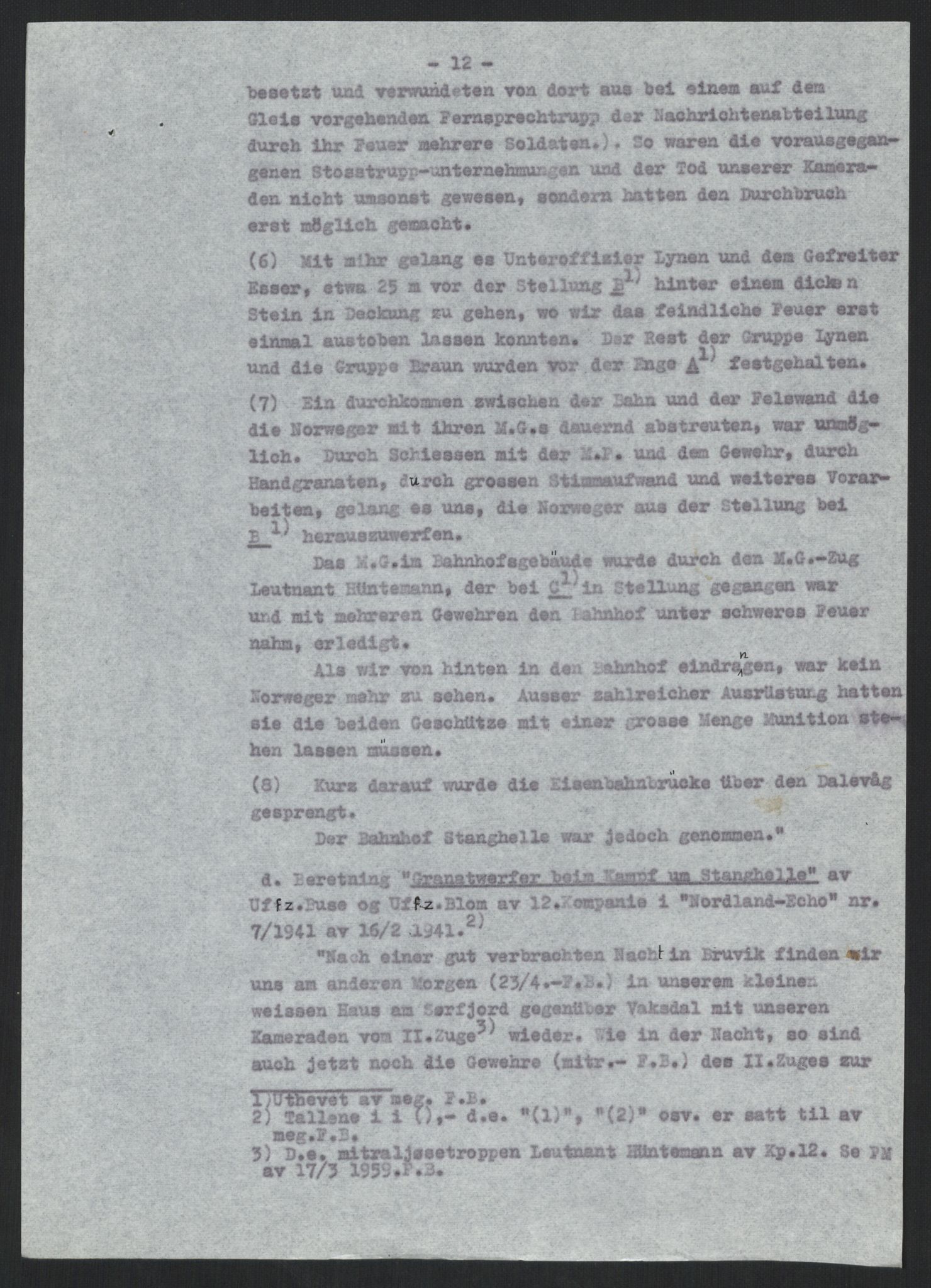 Forsvaret, Forsvarets krigshistoriske avdeling, RA/RAFA-2017/Y/Yb/L0100: II-C-11-401-402  -  4. Divisjon., 1940-1962, p. 317