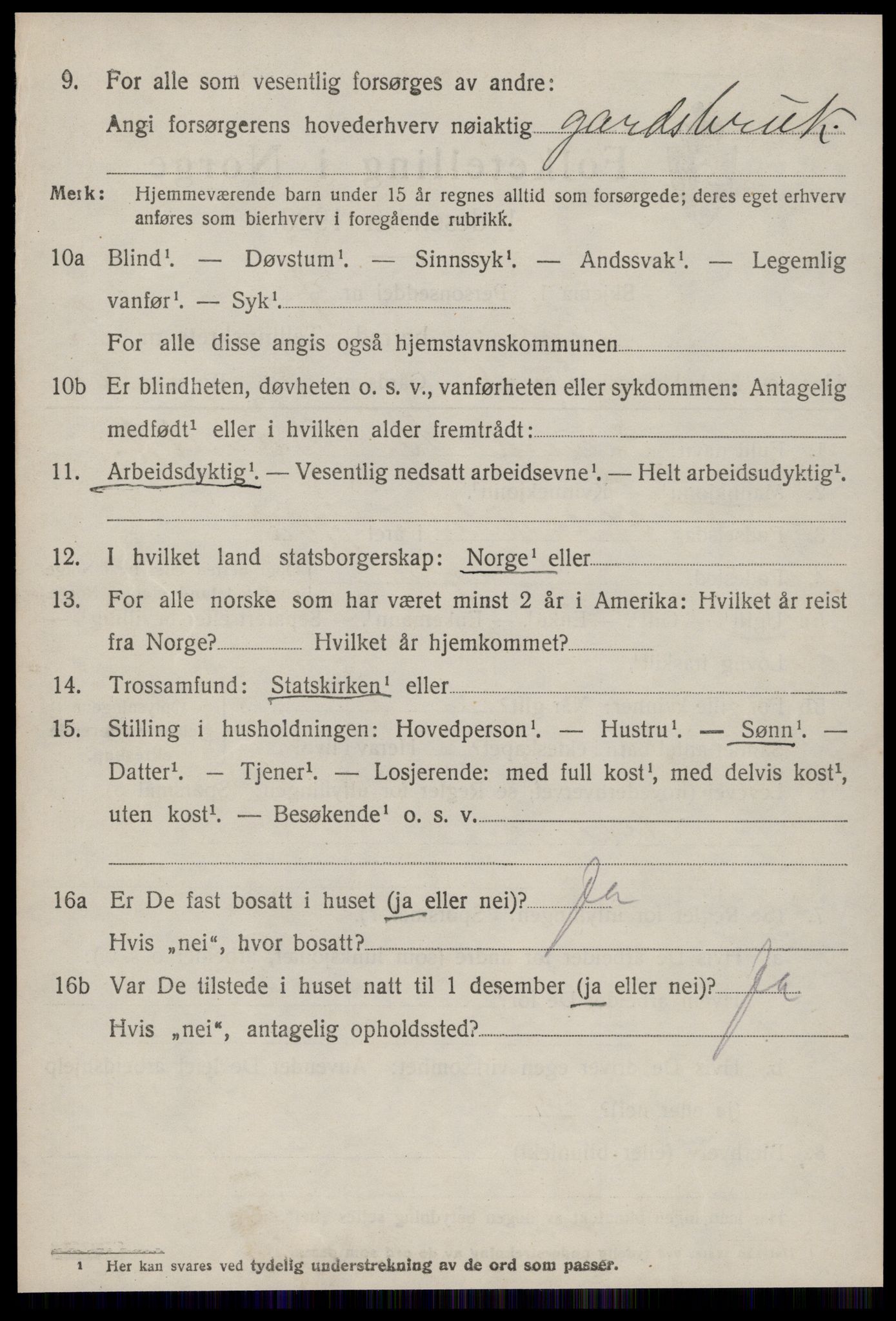 SAT, 1920 census for Vigra, 1920, p. 1717