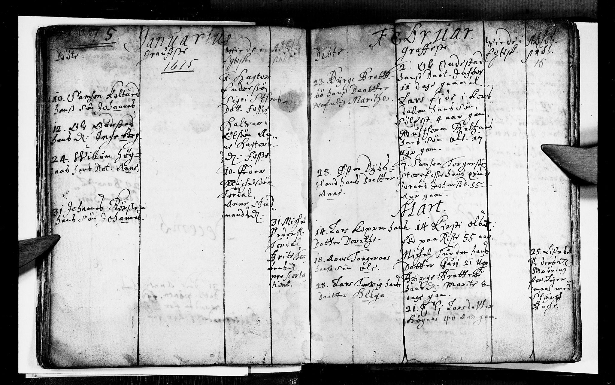 Strandebarm sokneprestembete, AV/SAB-A-78401/H/Haa: Parish register (official) no. A 1, 1670-1726, p. 15