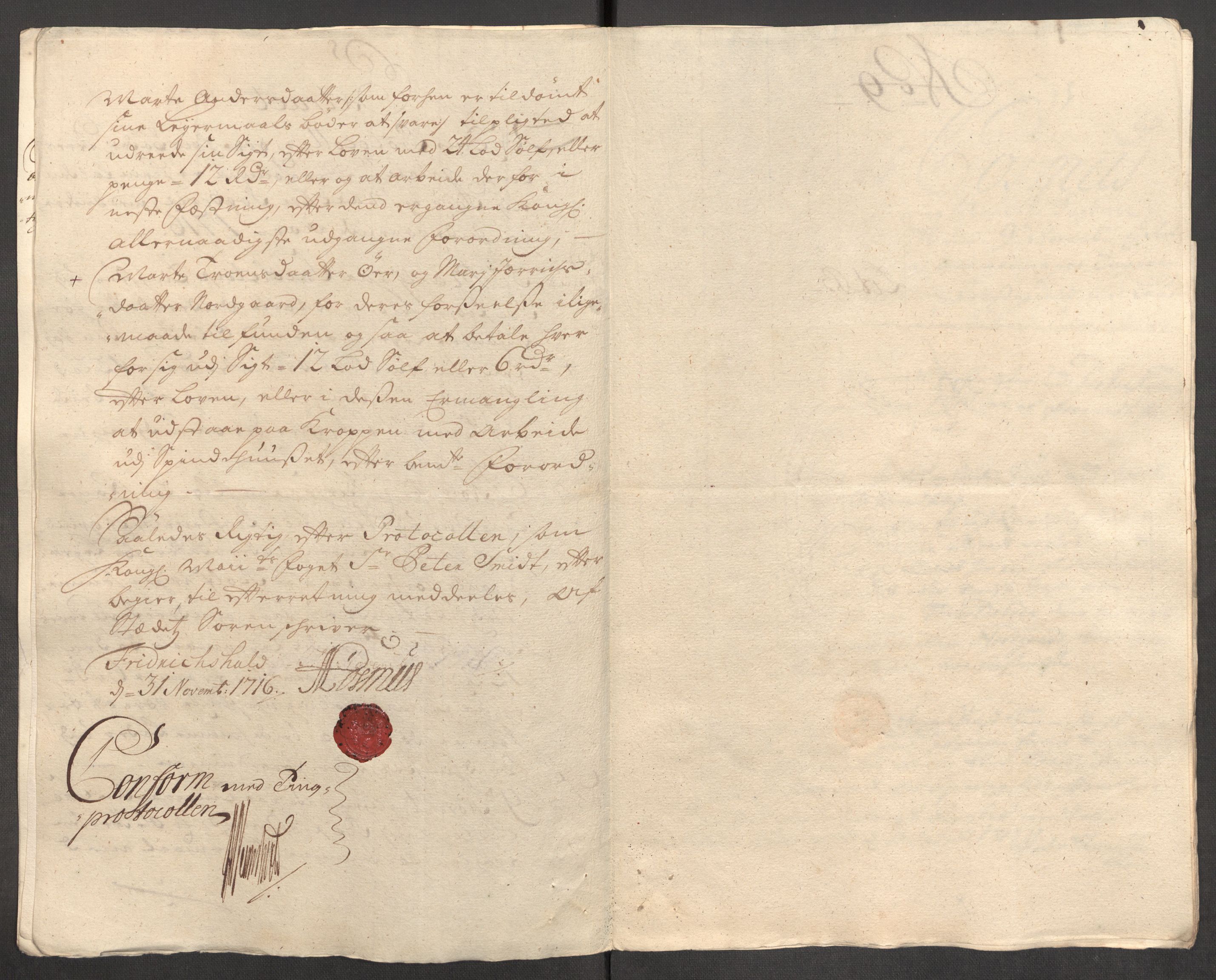 Rentekammeret inntil 1814, Reviderte regnskaper, Fogderegnskap, AV/RA-EA-4092/R01/L0023: Fogderegnskap Idd og Marker, 1715-1716, p. 306