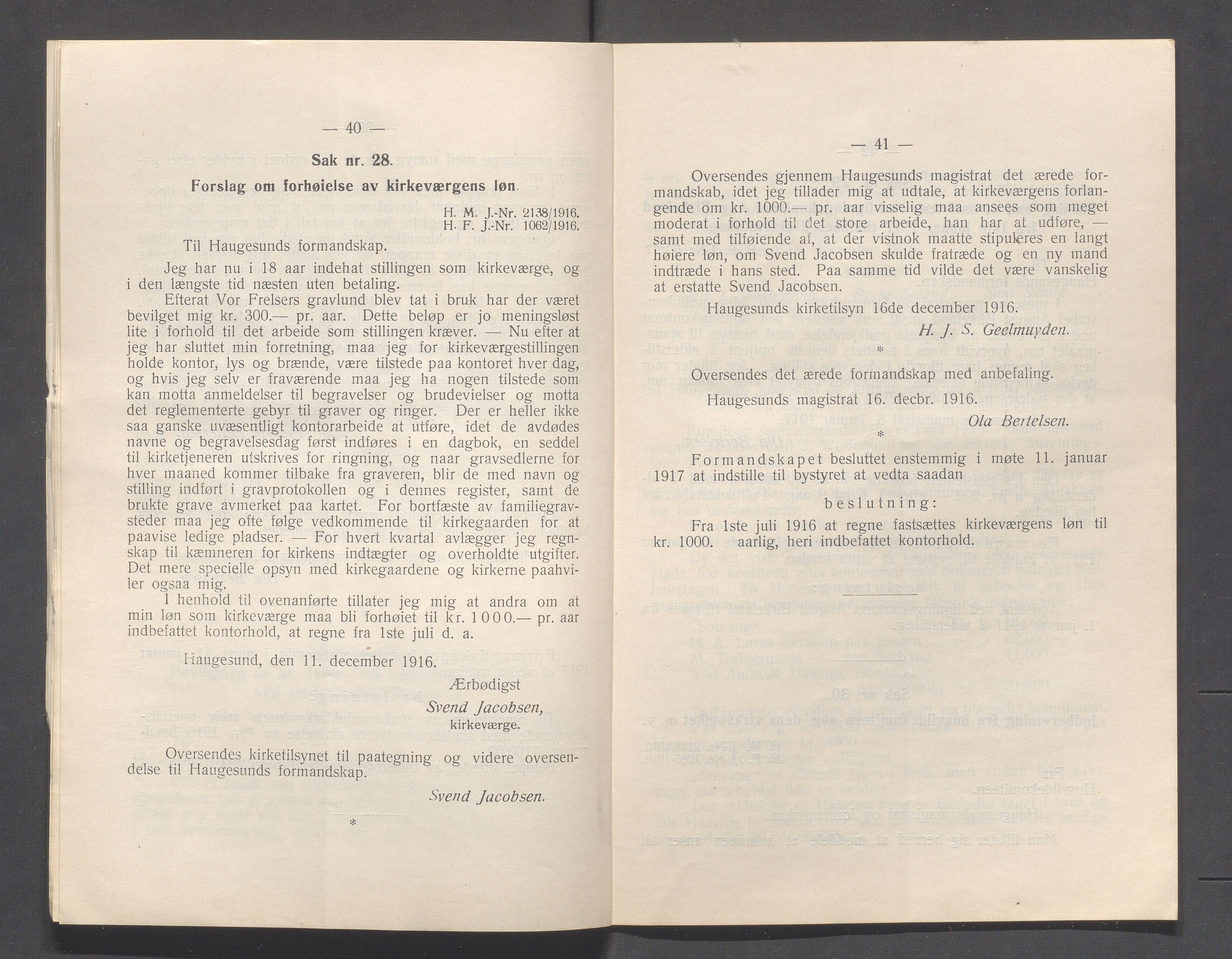 Haugesund kommune - Formannskapet og Bystyret, IKAR/A-740/A/Abb/L0002: Bystyreforhandlinger, 1908-1917, p. 588