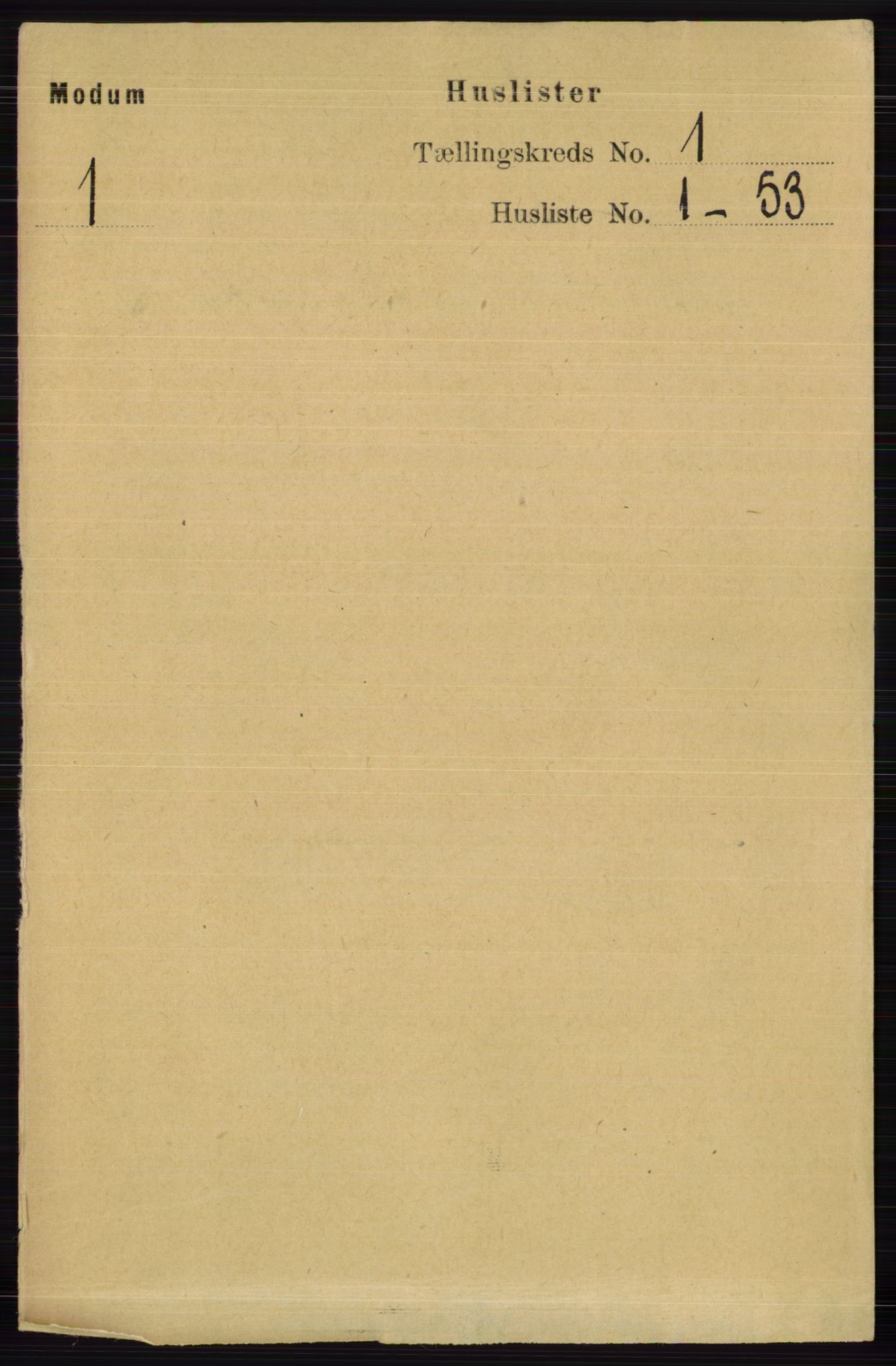 RA, 1891 census for 0623 Modum, 1891, p. 63