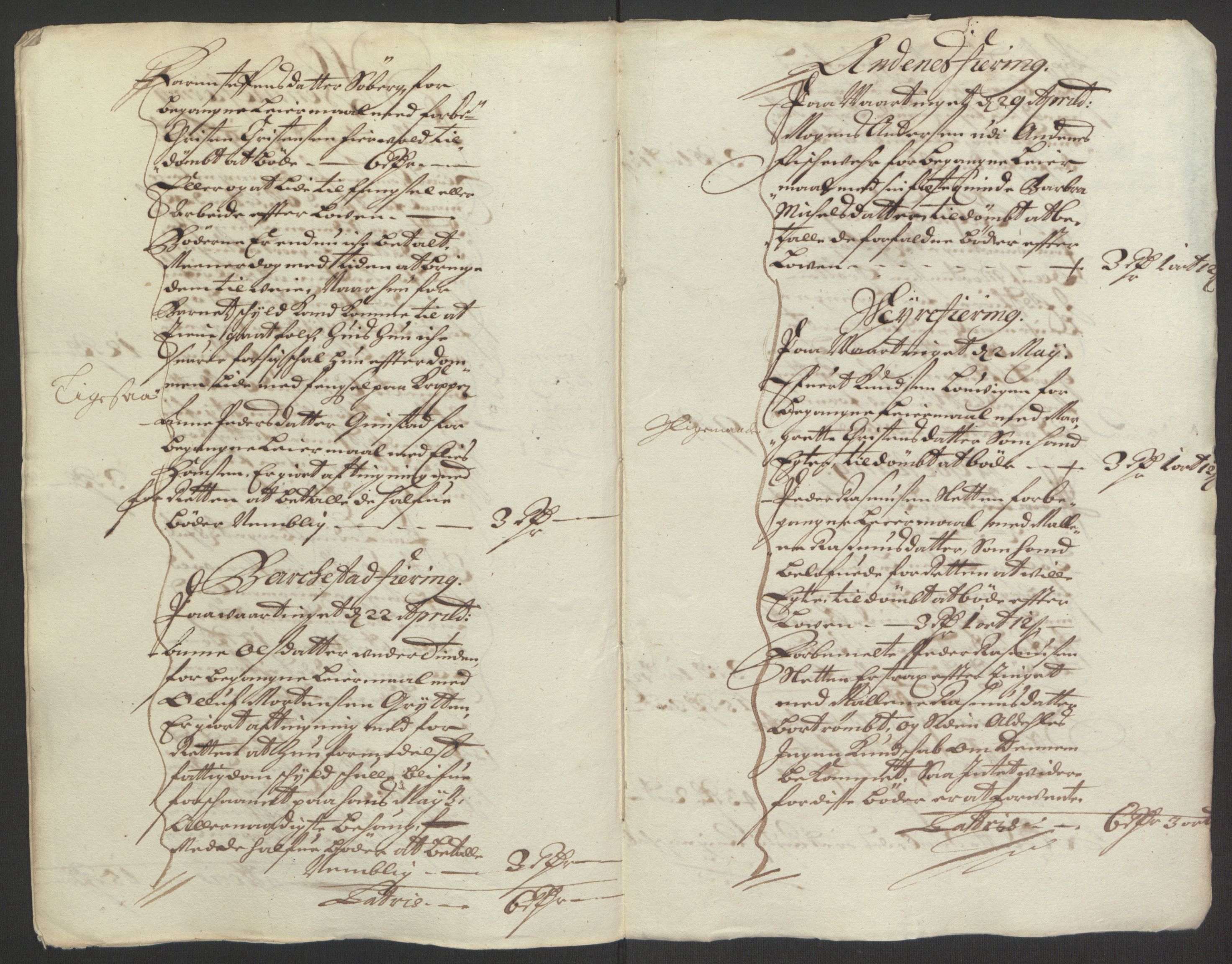 Rentekammeret inntil 1814, Reviderte regnskaper, Fogderegnskap, AV/RA-EA-4092/R67/L4676: Fogderegnskap Vesterålen, Andenes og Lofoten, 1691-1693, p. 339