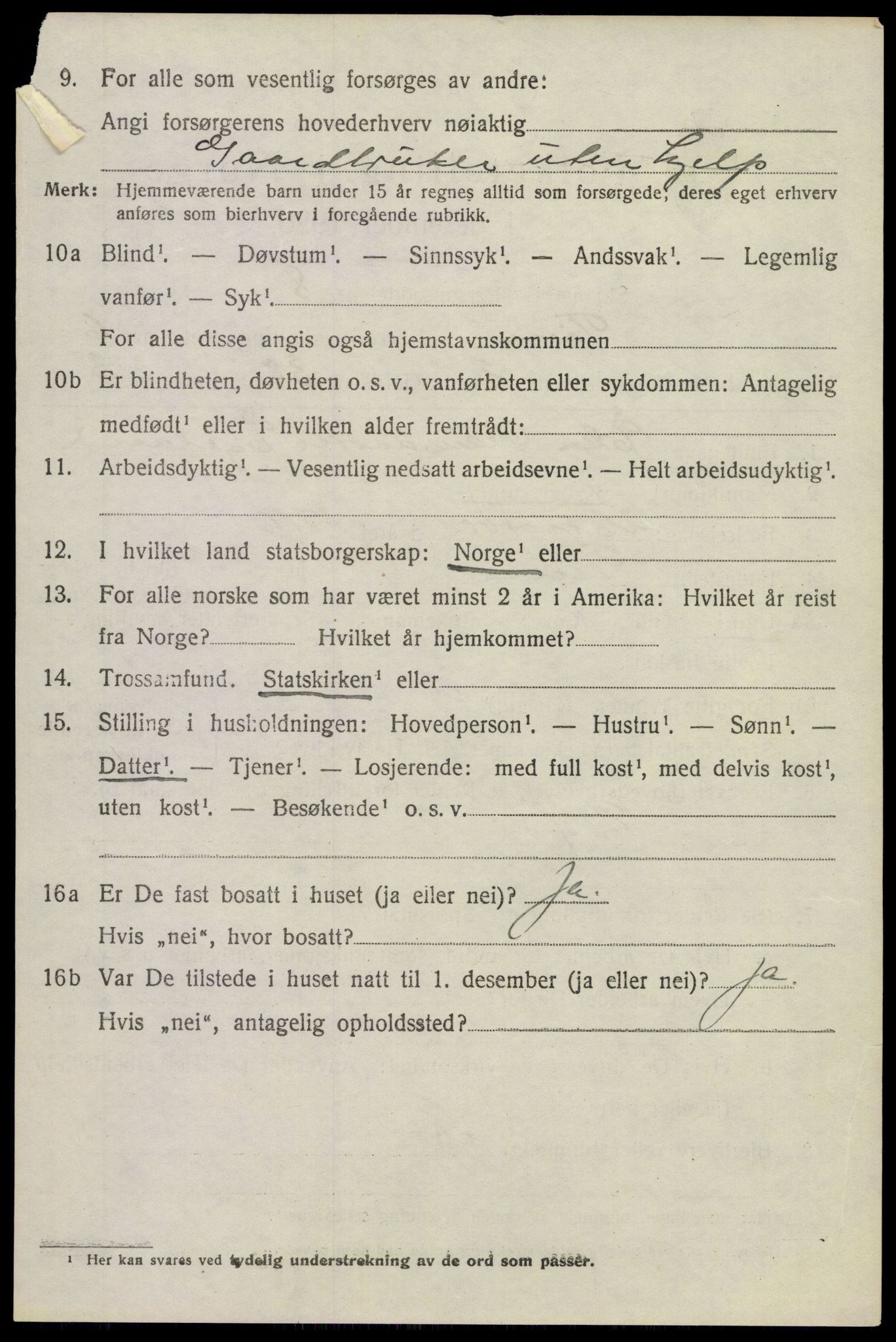 SAST, 1920 census for Time, 1920, p. 6990