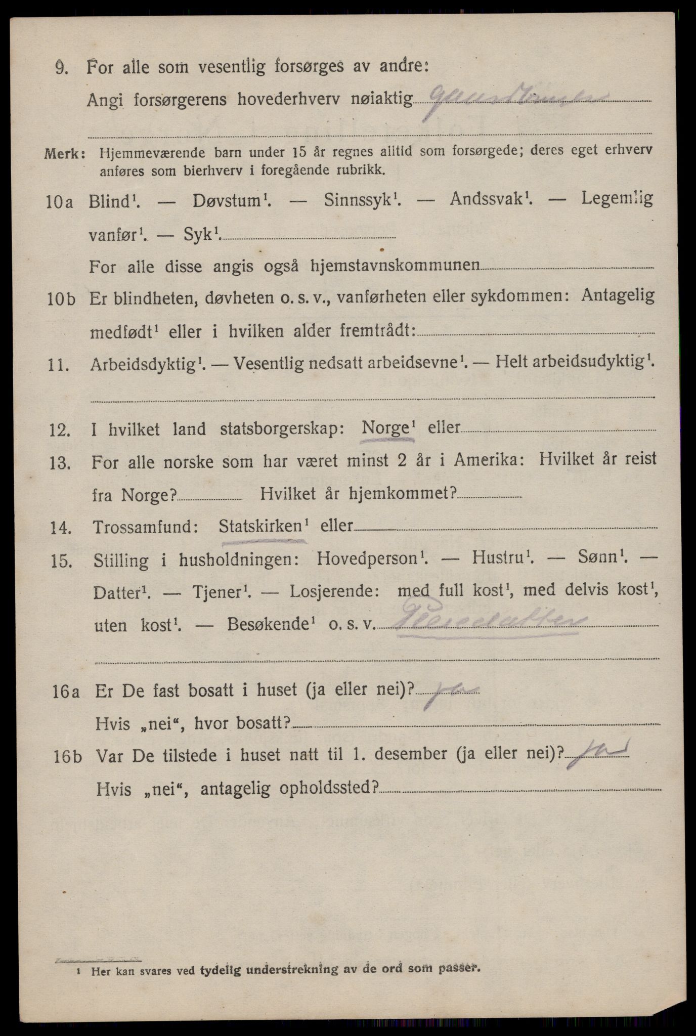 SAST, 1920 census for Varhaug, 1920, p. 1974