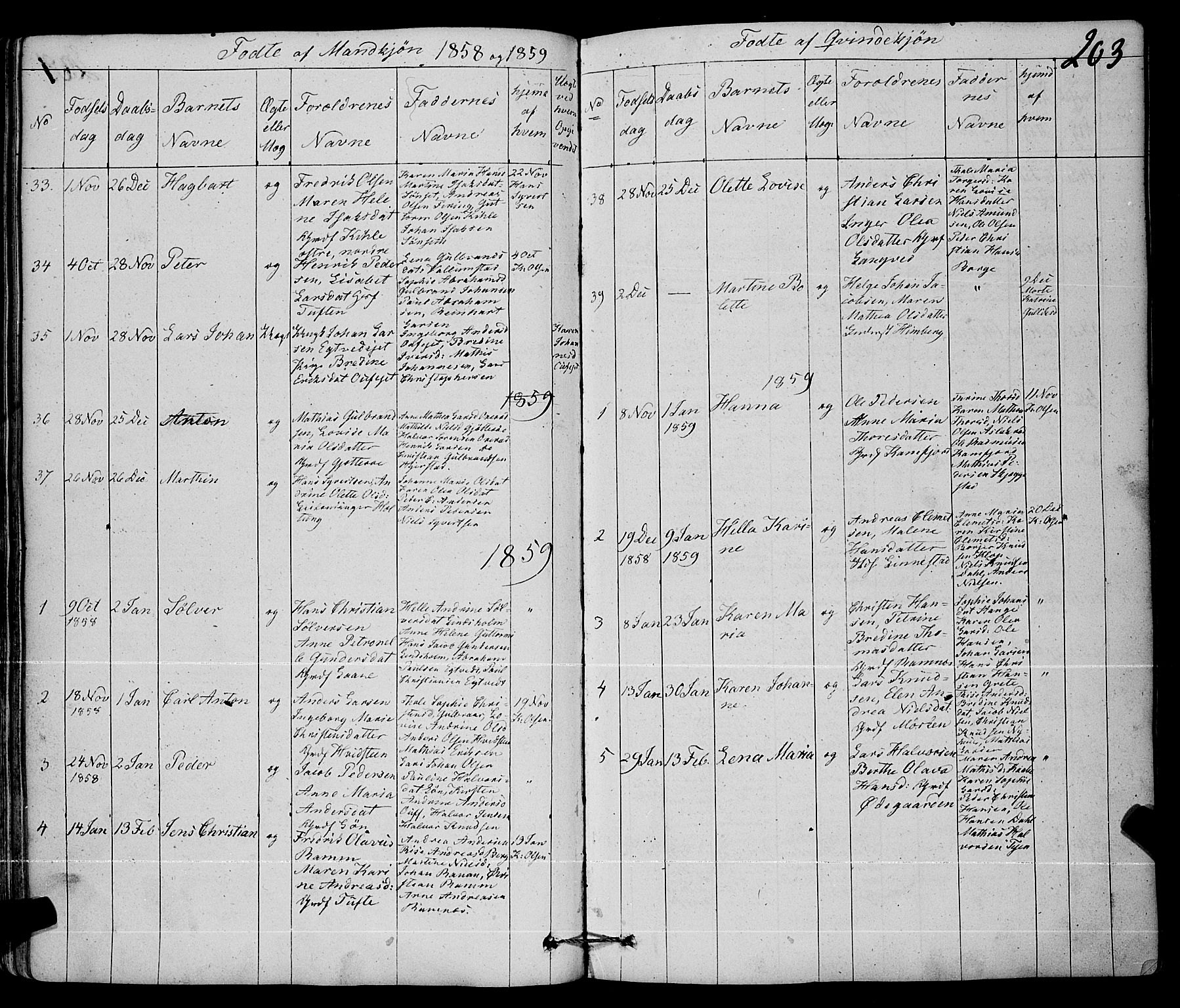 Ramnes kirkebøker, AV/SAKO-A-314/F/Fa/L0005: Parish register (official) no. I 5, 1841-1861, p. 202-203