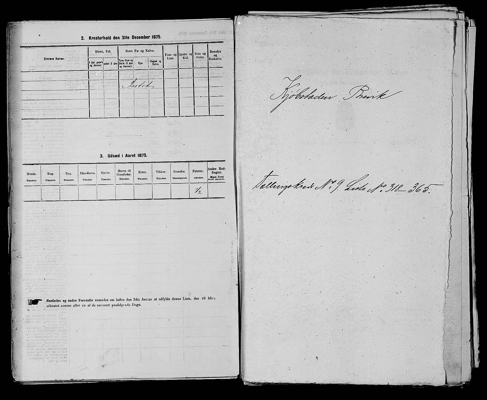 SAKO, 1875 census for 0804P Brevik, 1875, p. 696