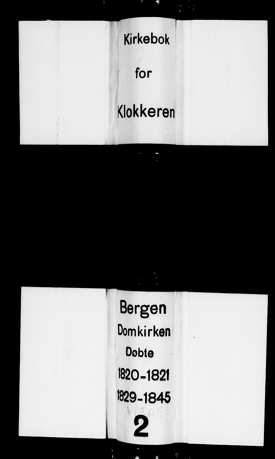 Domkirken sokneprestembete, SAB/A-74801/H/Hab/L0003: Parish register (copy) no. A 3, 1820-1853