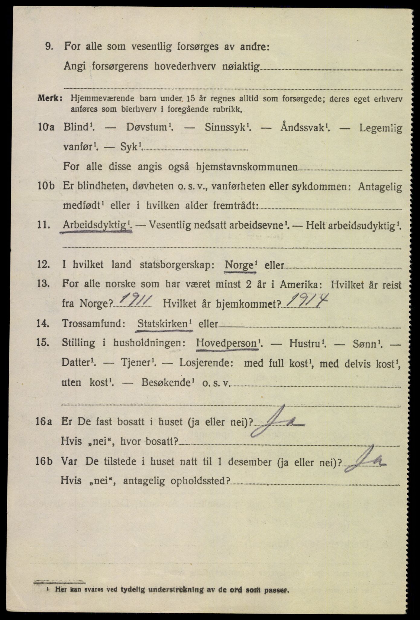 SAK, 1920 census for Søndeled, 1920, p. 1340