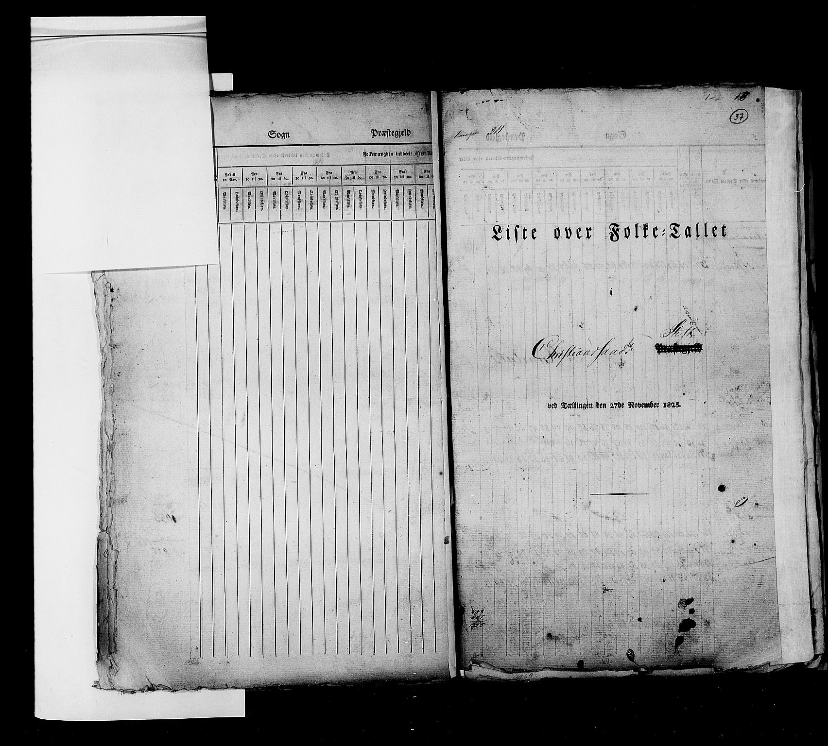 RA, Census 1825, vol. 2: Nationwide summaries, 1825, p. 37