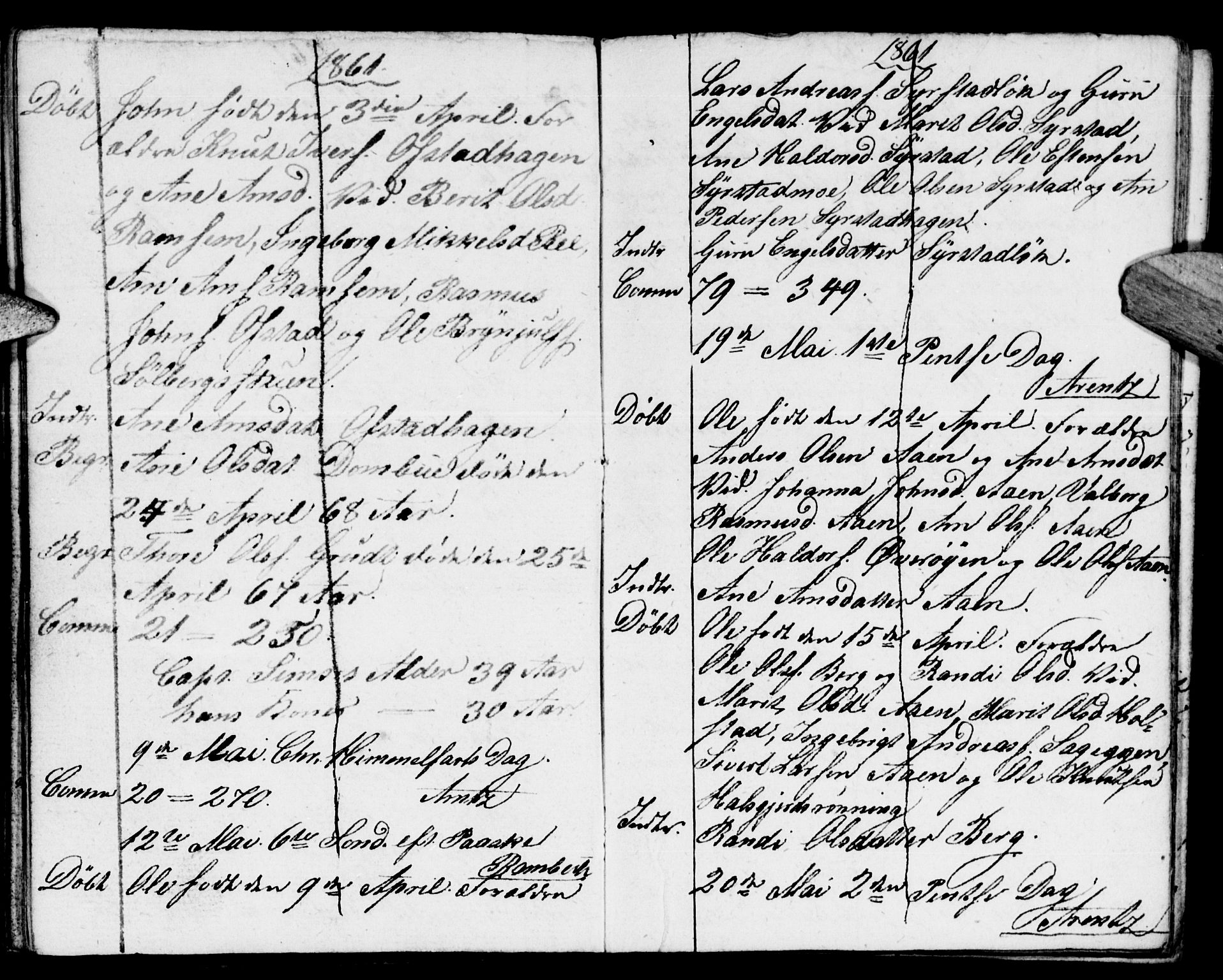 Meldal sokneprestkontor, SAT/A-1123/1/I/I1/I1f/L0008: Parish register draft no. 672I1F, 1827-1866