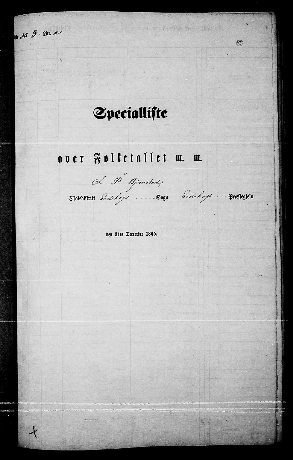 RA, 1865 census for Eidskog, 1865, p. 80