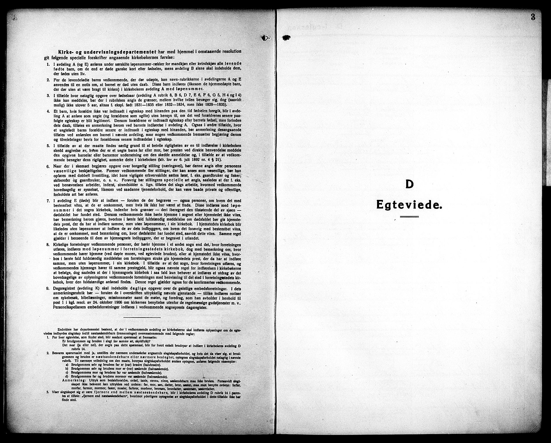 Ministerialprotokoller, klokkerbøker og fødselsregistre - Sør-Trøndelag, SAT/A-1456/602/L0149: Parish register (copy) no. 602C17, 1919-1932, p. 3