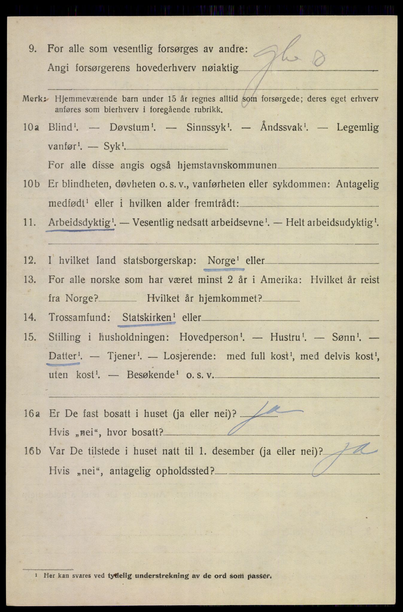 SAKO, 1920 census for Tinn, 1920, p. 4475